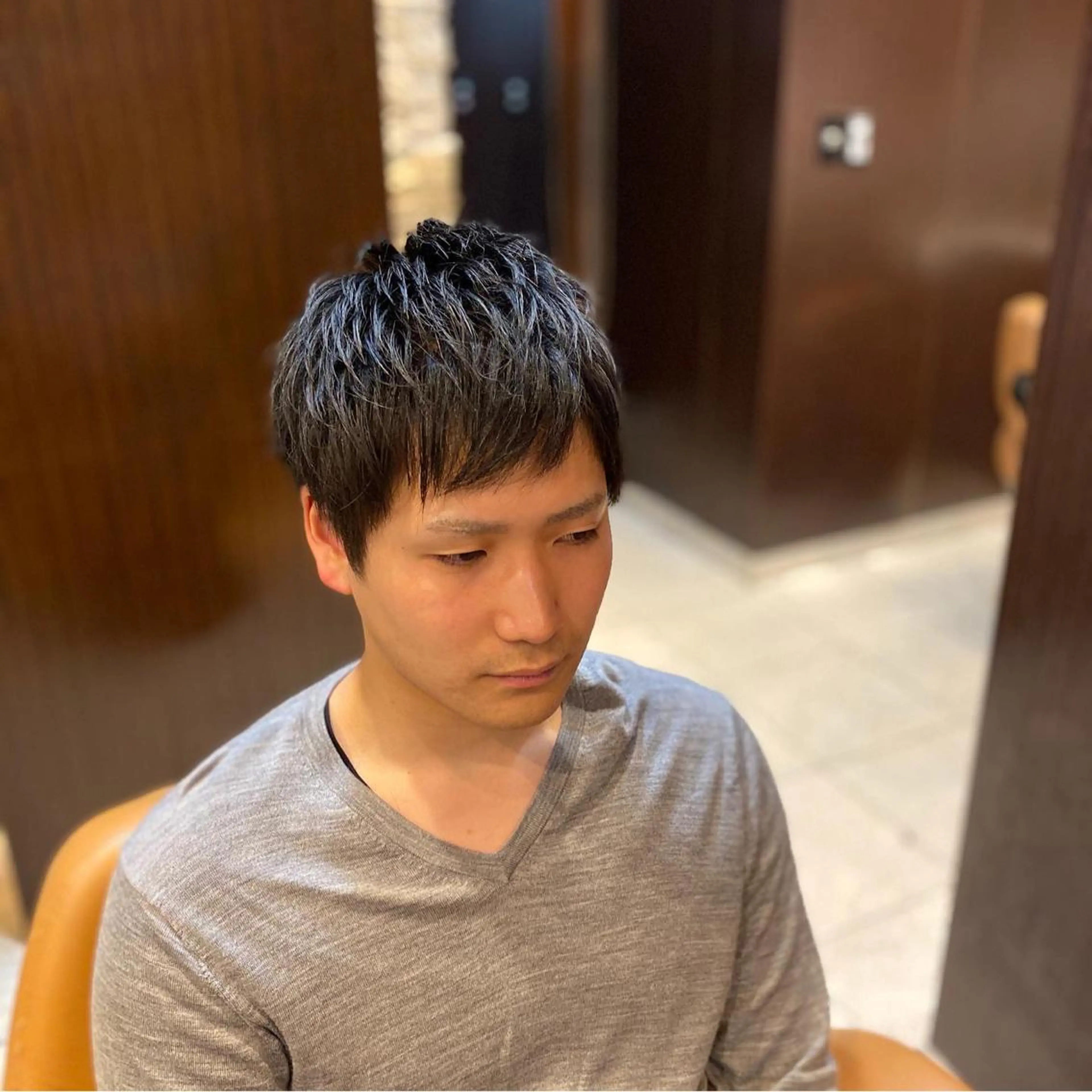 ショート 佐々木 宥人のヘアスタイル