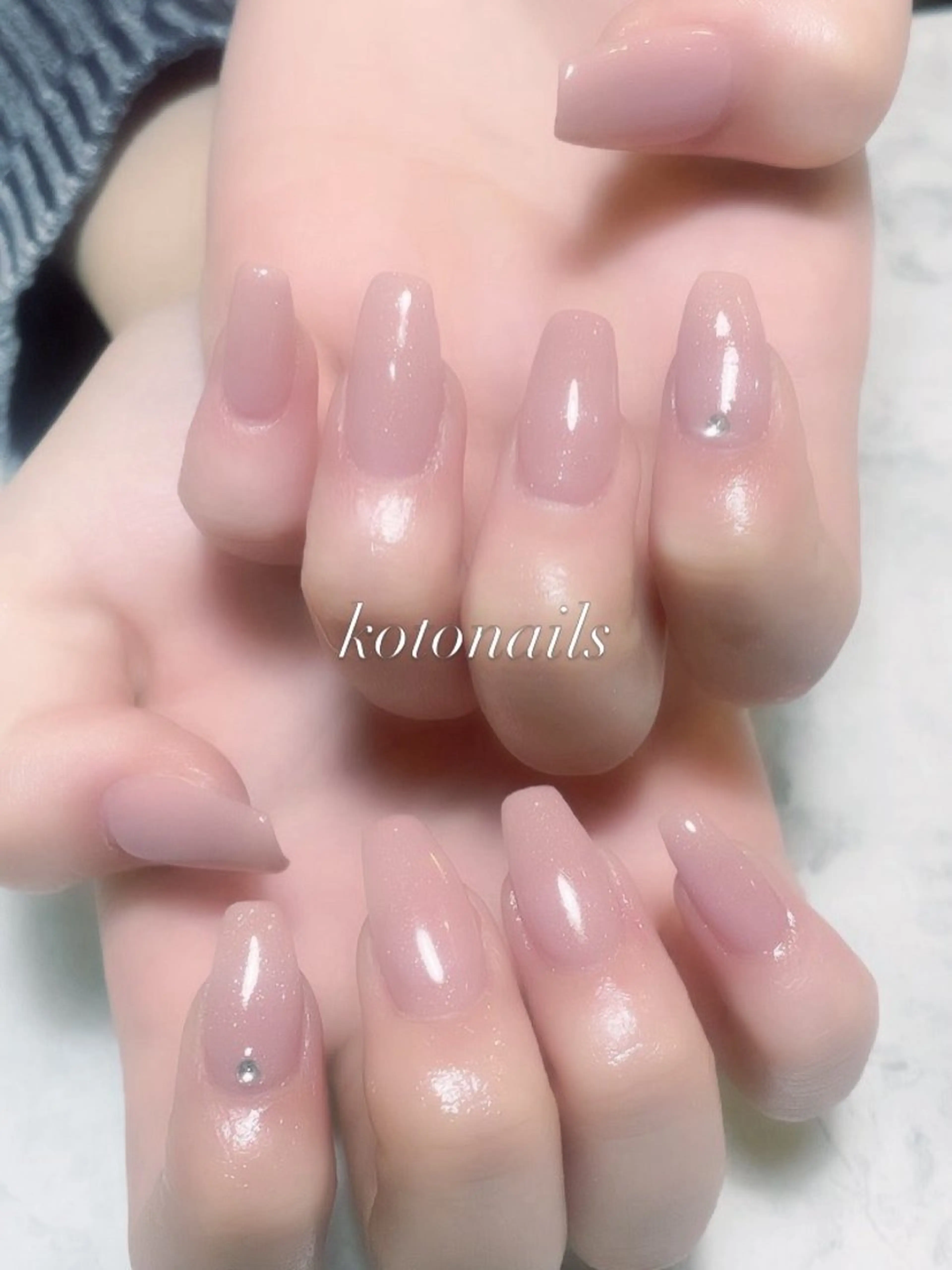 ネイル ワンカラーネイル koto nailsのネイルデザイン