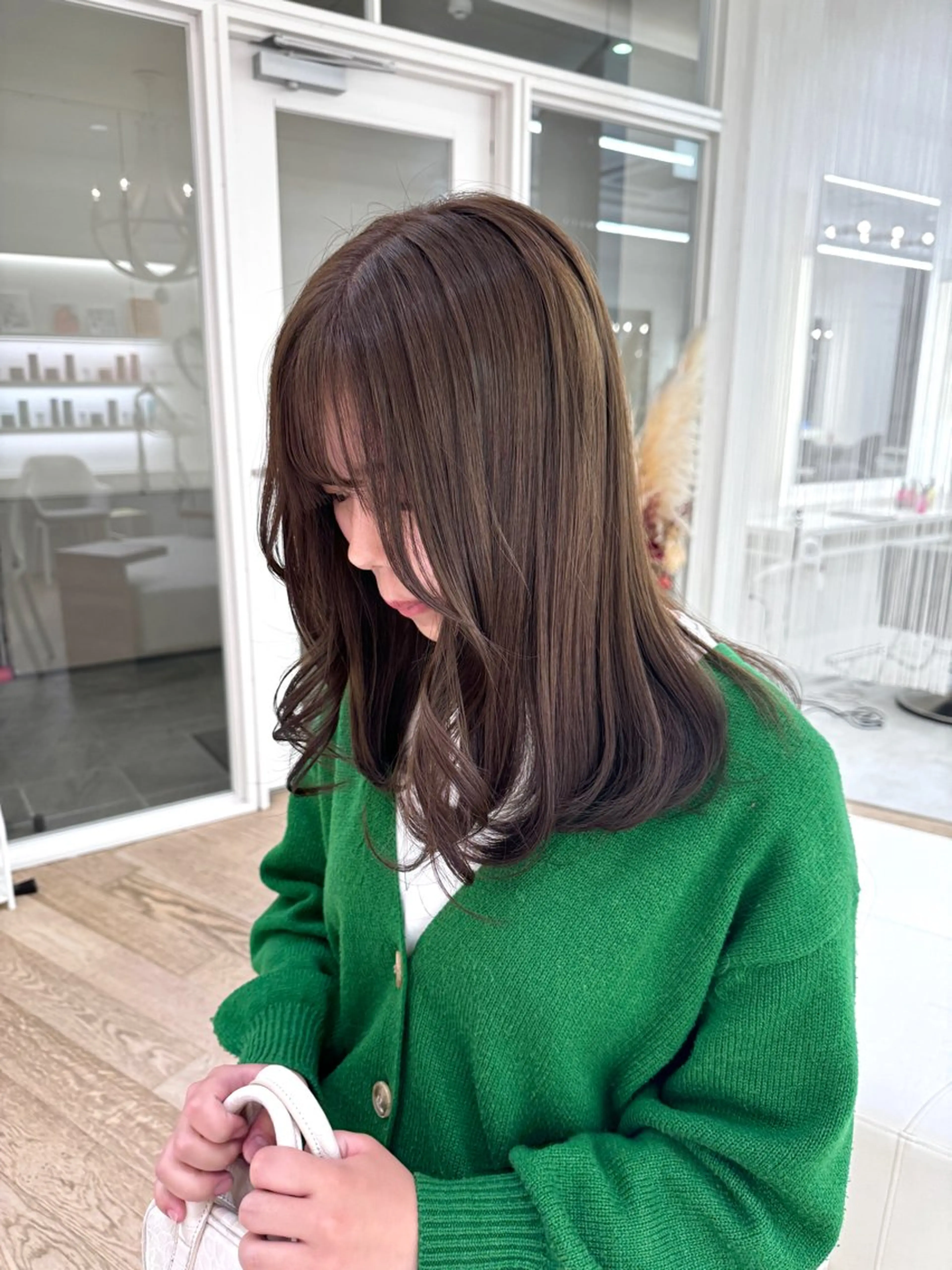 ロング カラー カット ヘアカラー ♡ParveMix NANO♡のヘアスタイル