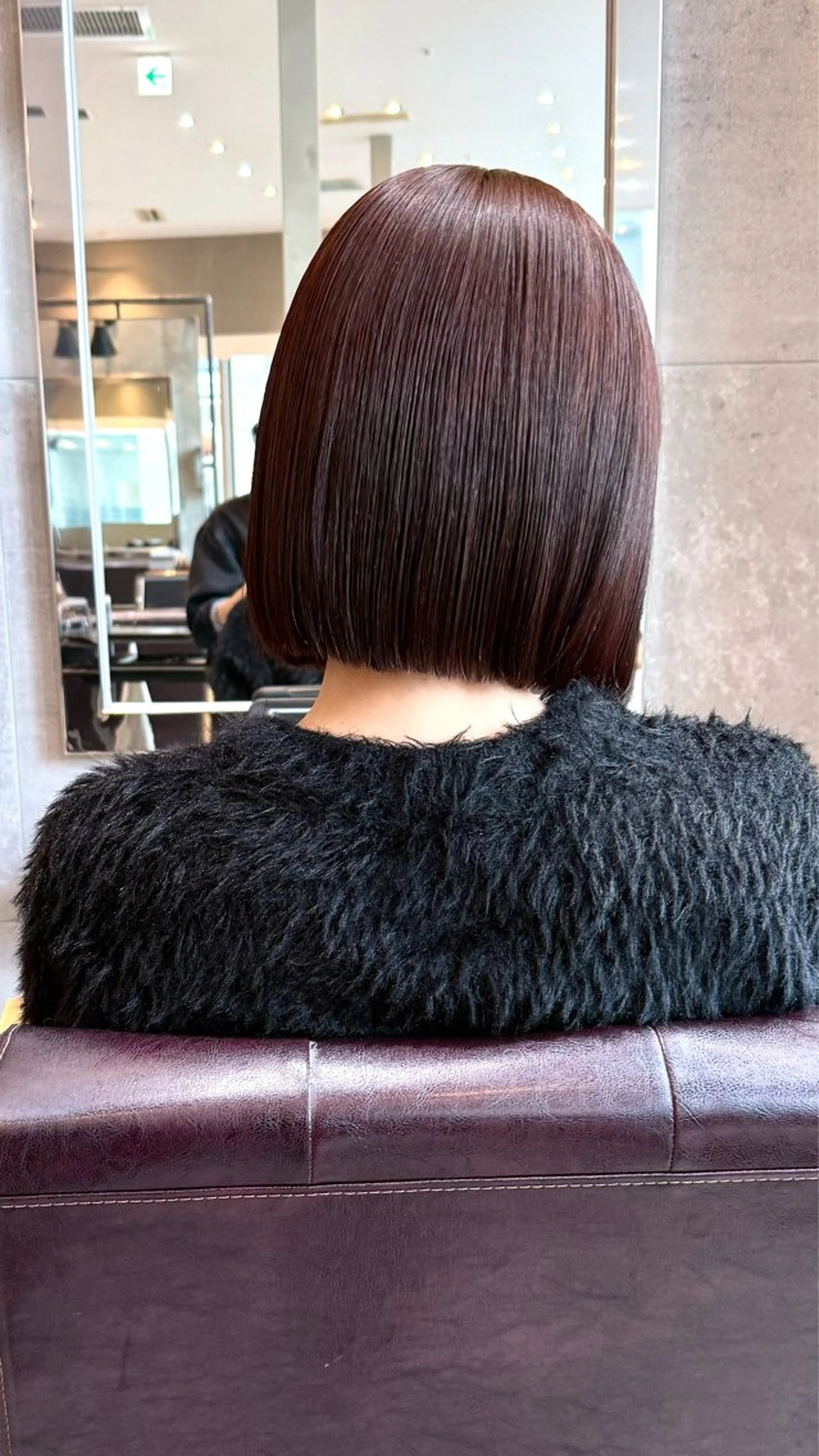 ショート ピンクラベンダー ボブ カット ヘアカラー トリートメント レイヤーカット× 髪質改善カラー 片山のヘアスタイル