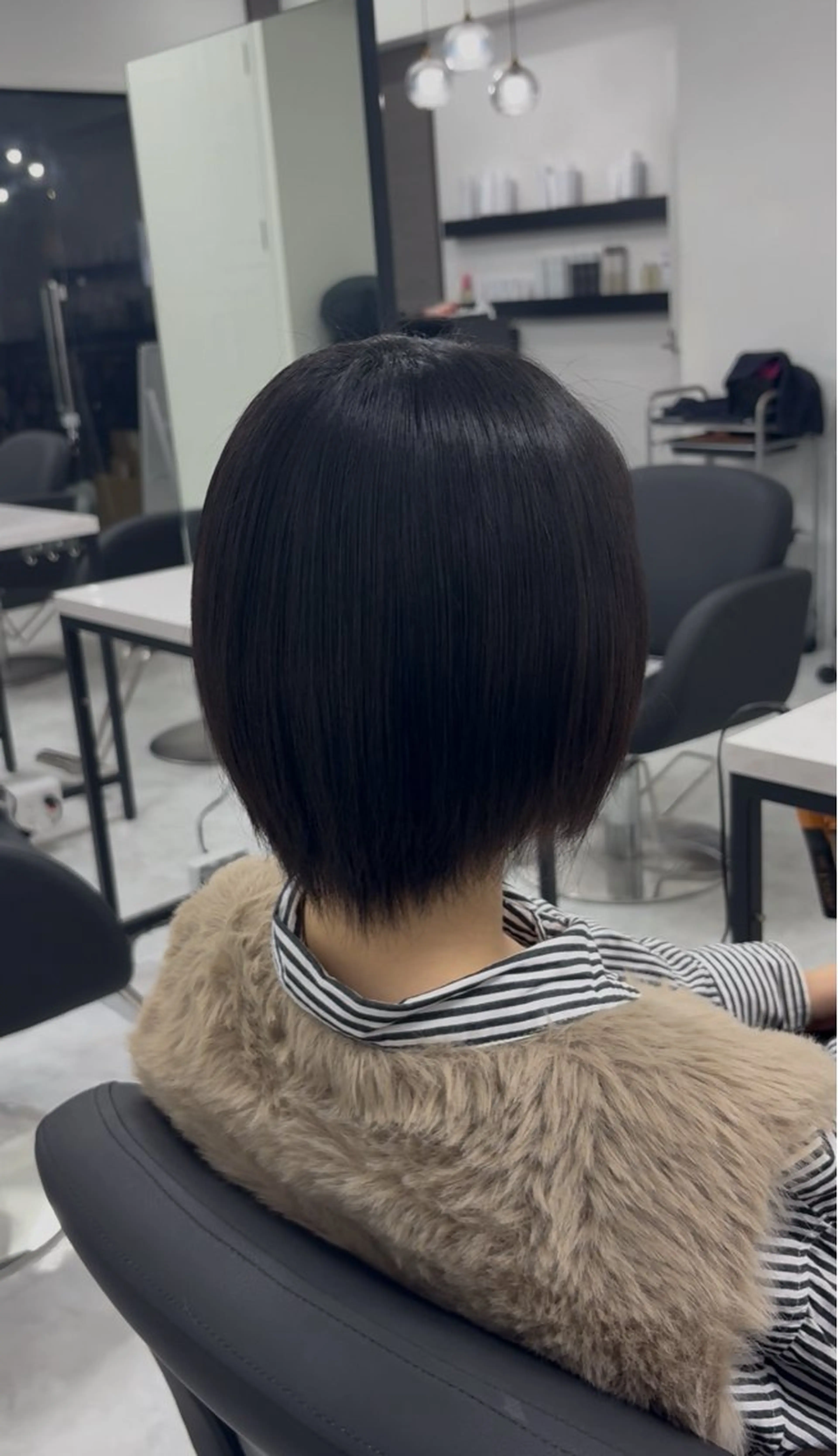 ショート 縮毛矯正 ACTION心斎橋 辻　奈々のヘアスタイル