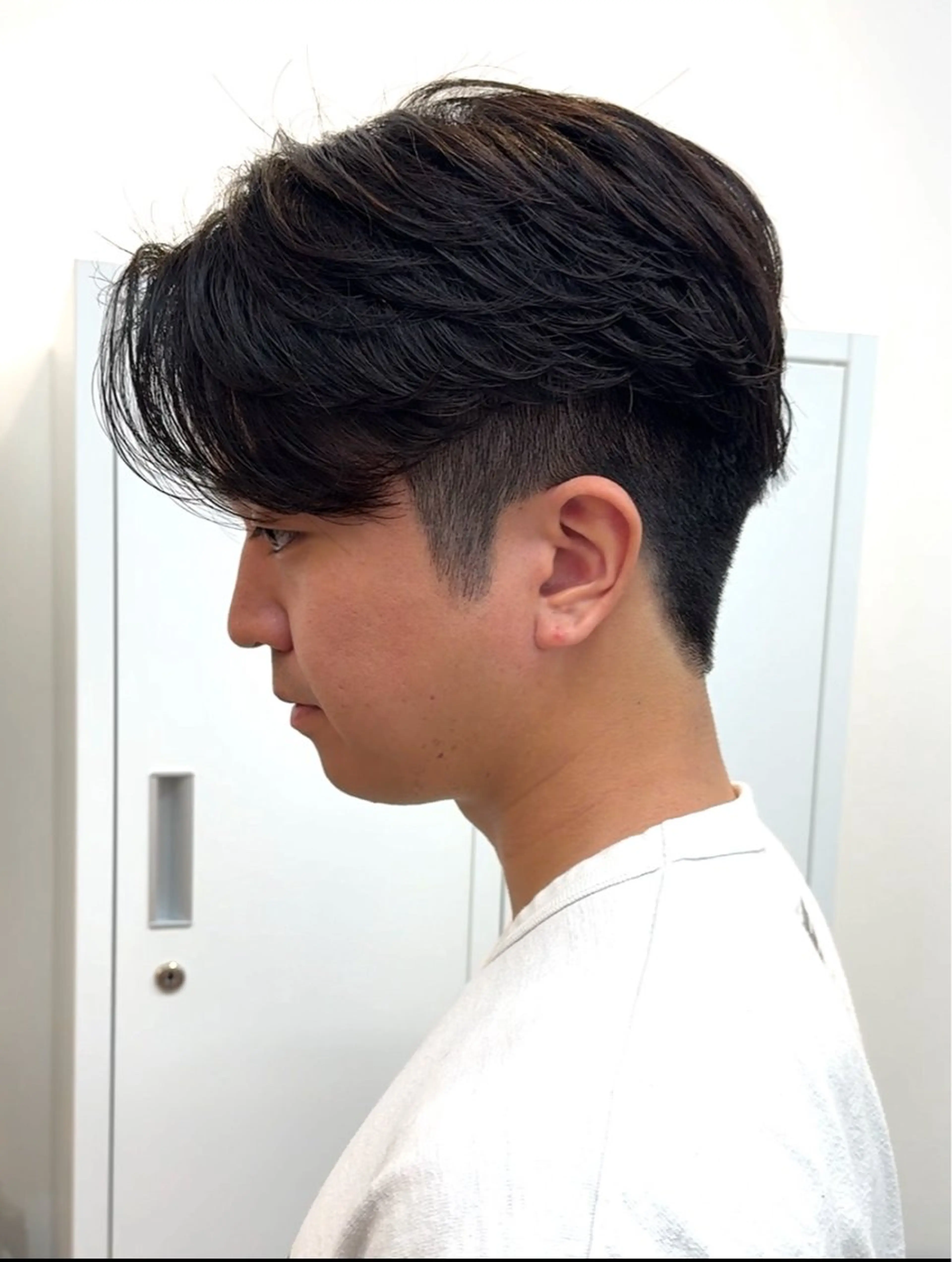 ショート パーマ メンズ カット パーマ トリートメント ヘアセット サロンズ内B区画所属・新宿メンズ専門 メンズパーマ特化のヘアスタイル