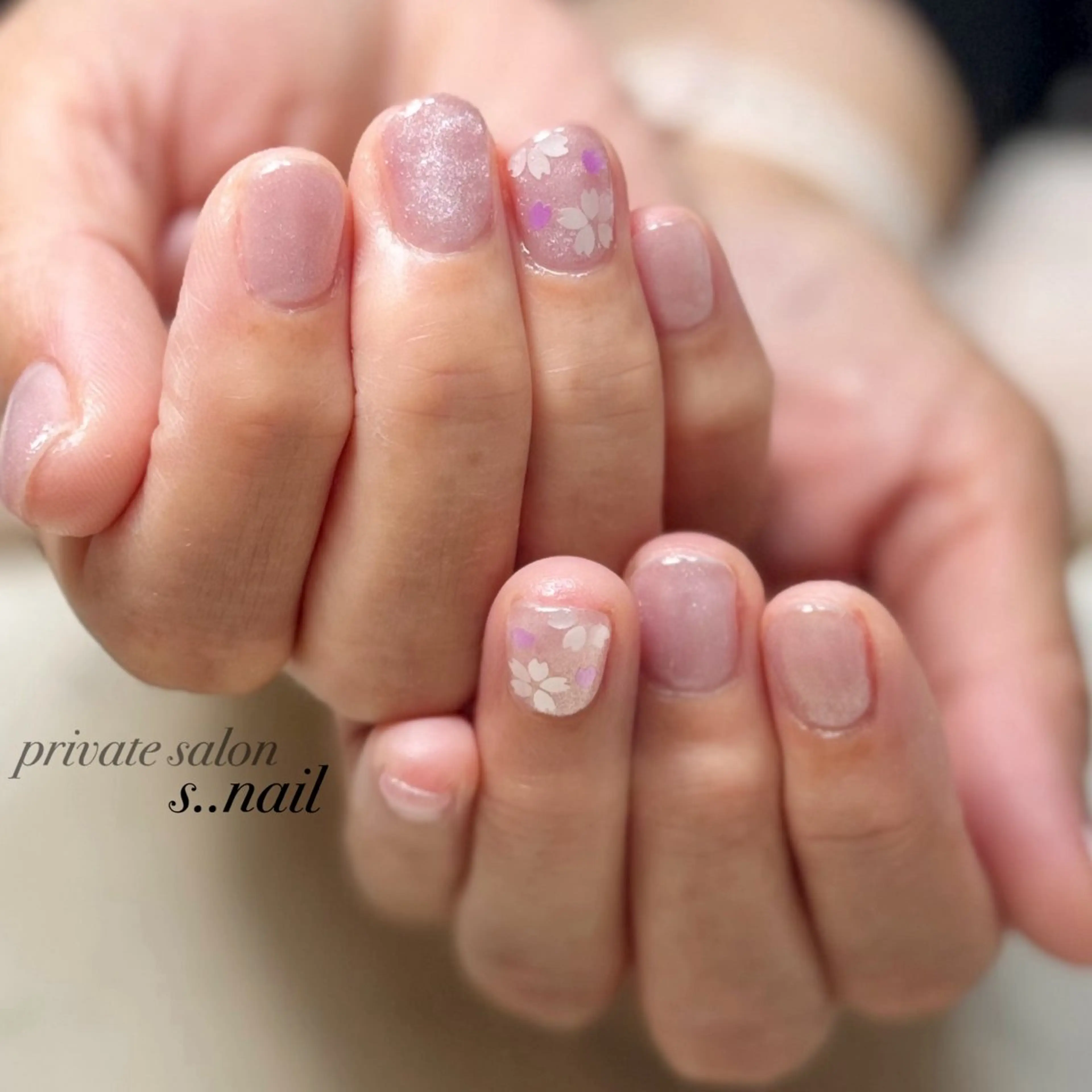 ネイル 桜ネイル ハンドネイル フットネイル s..nail / MORITAのネイルデザイン