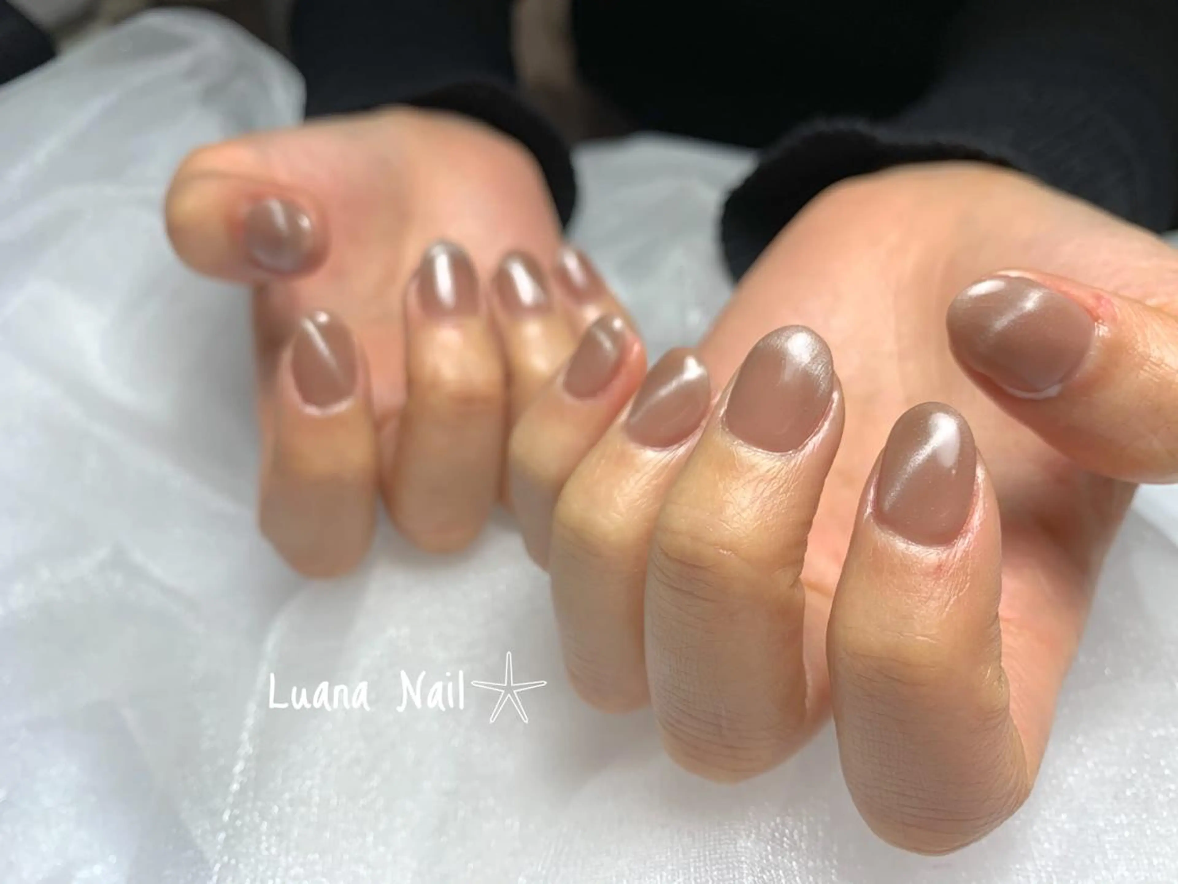 ネイル マグネットネイル ハンドネイル BeauJu by Luana Nailのネイルデザイン