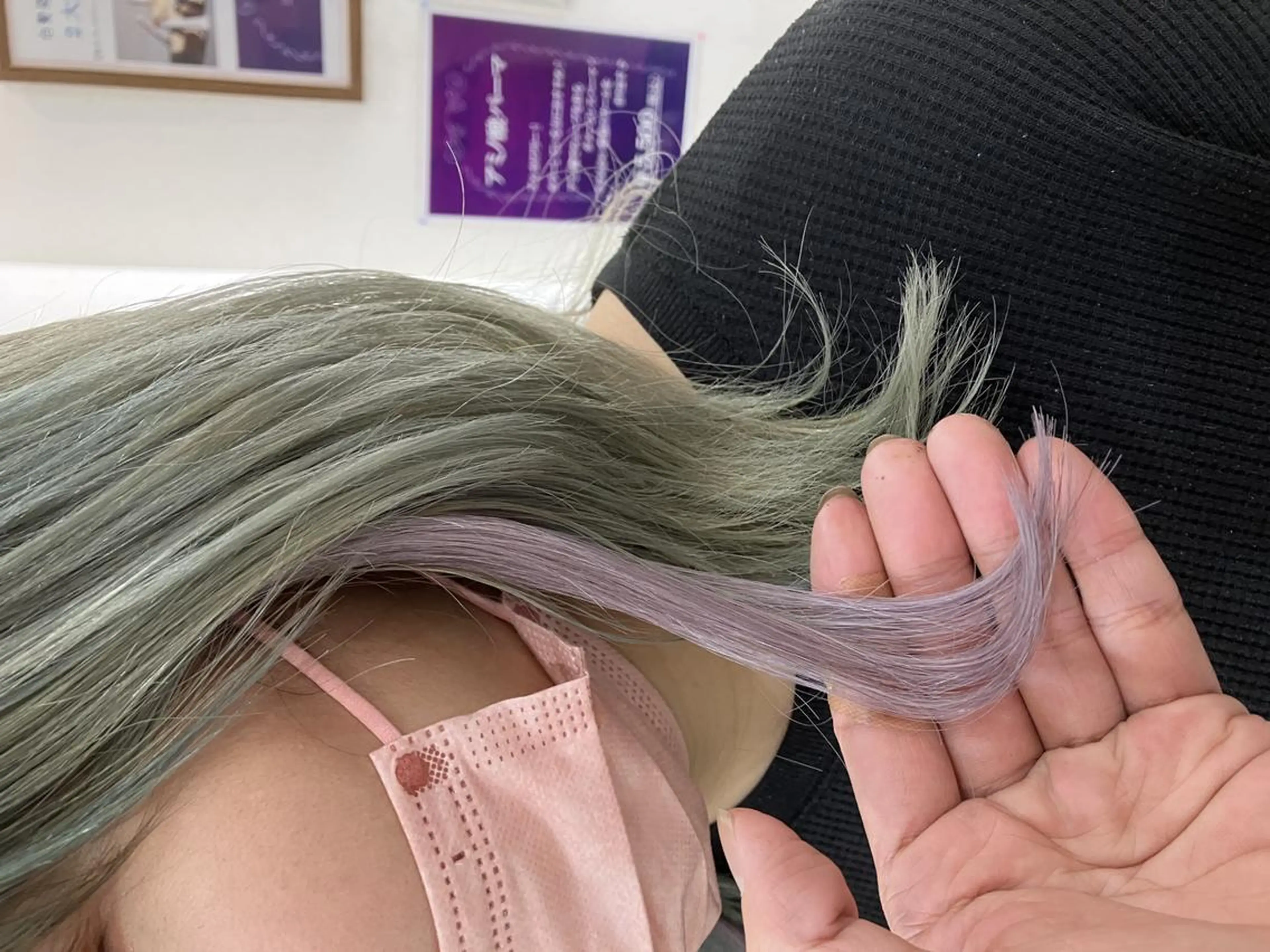 ダメージレスインナーカラー【シールエクステ】🌈の写真