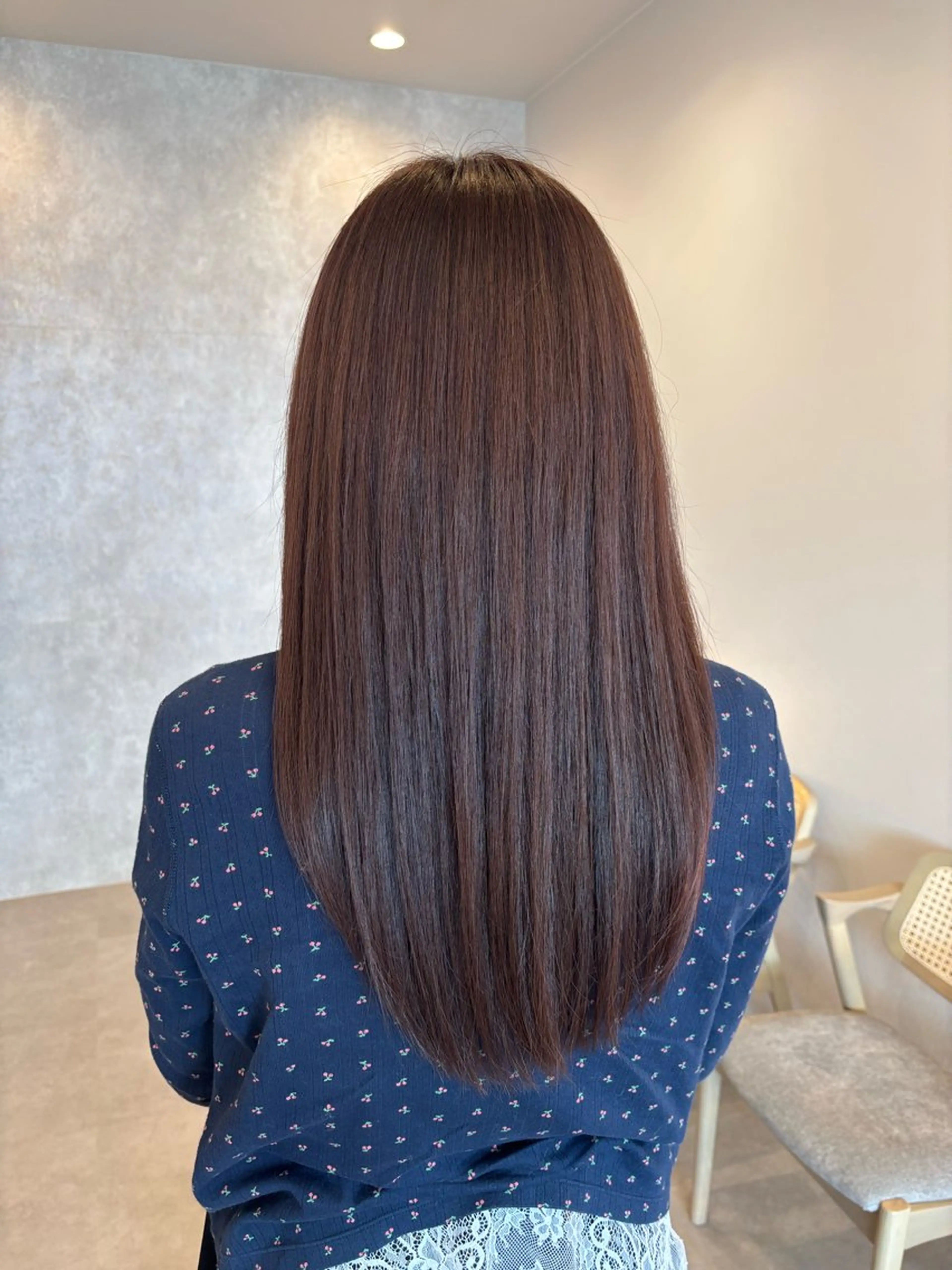 ロング カラー カット ヘアカラー ボブ/顔周りレイヤー 🎀momoka🎀のヘアスタイル