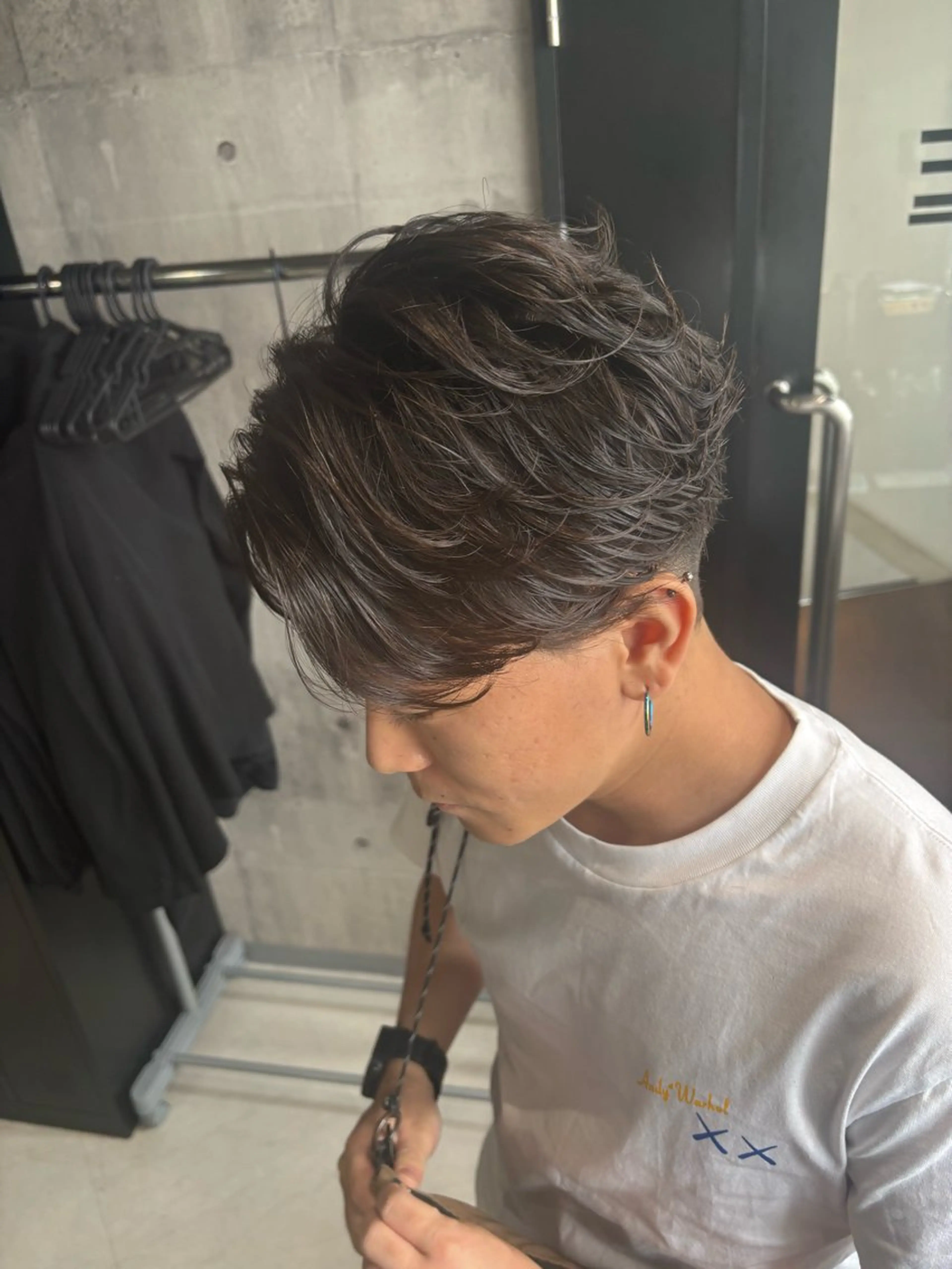 パーマ メンズ カット パーマ トリートメント _white【京橋店】所属・_WHITE / KENTOのヘアスタイル