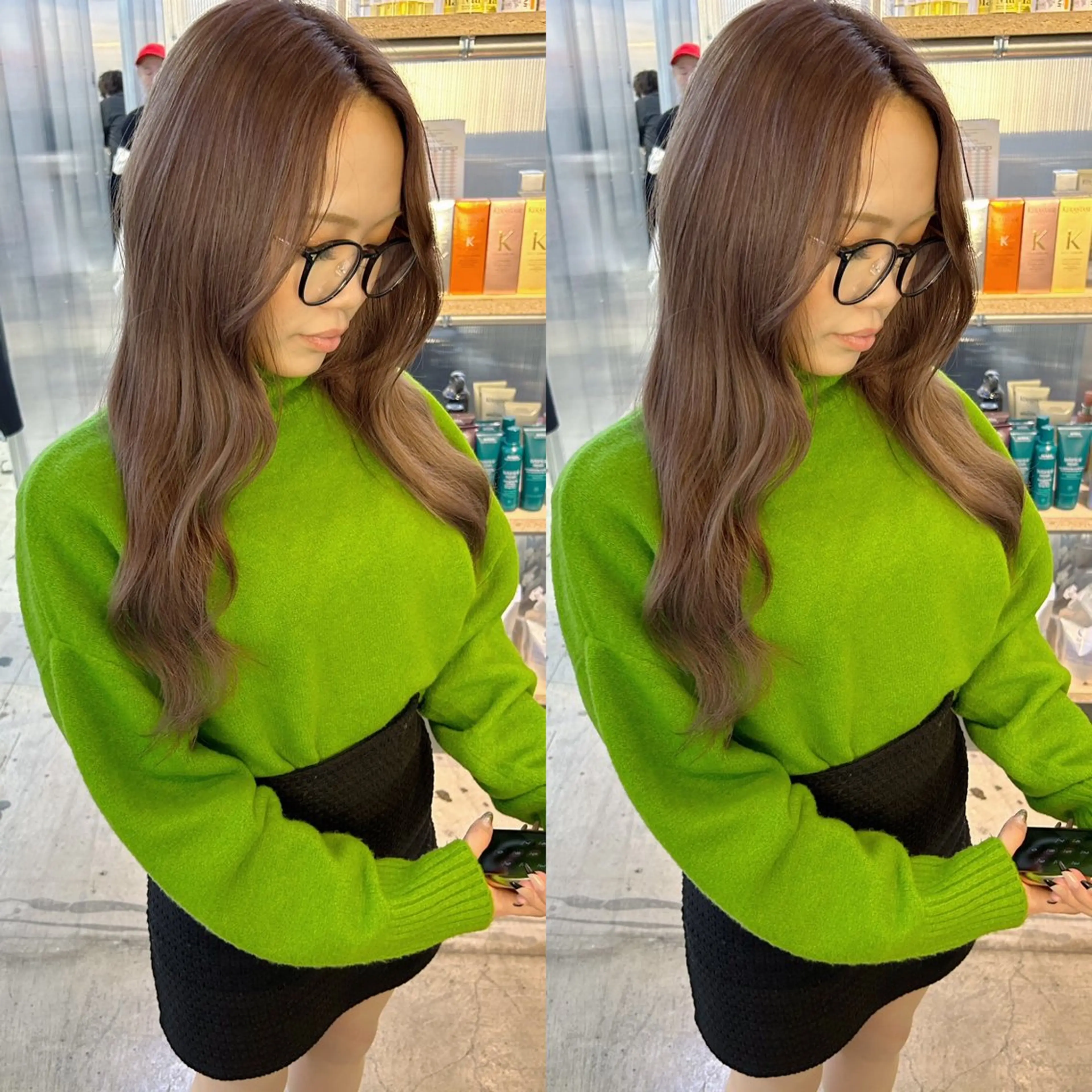 ロング カラー ヘアカラー トリートメント yori SAPPORO所属・yoriダブルカラー 代表すがわらのヘアスタイル