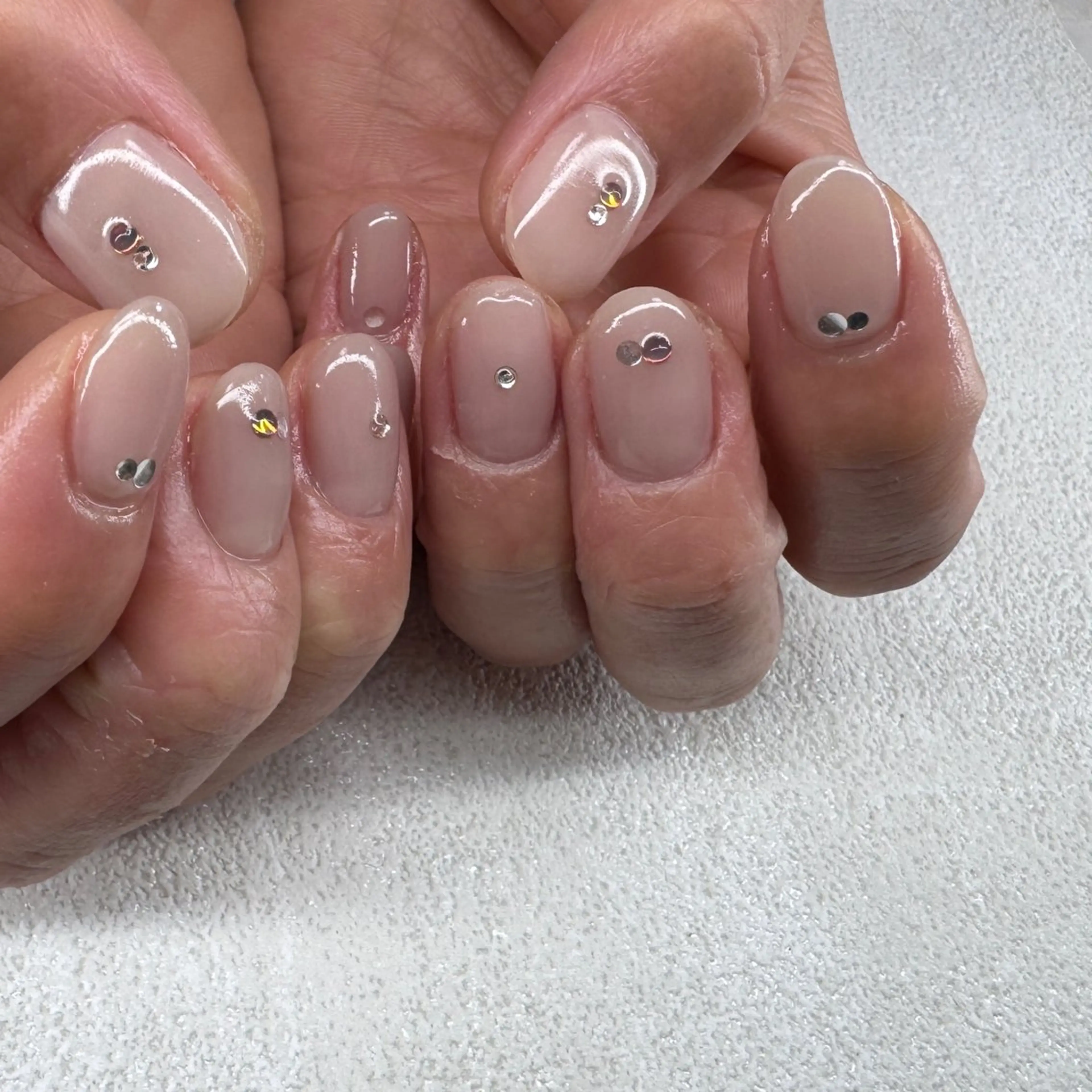 ネイル ハンドネイル pointillé .ayaのネイルデザイン