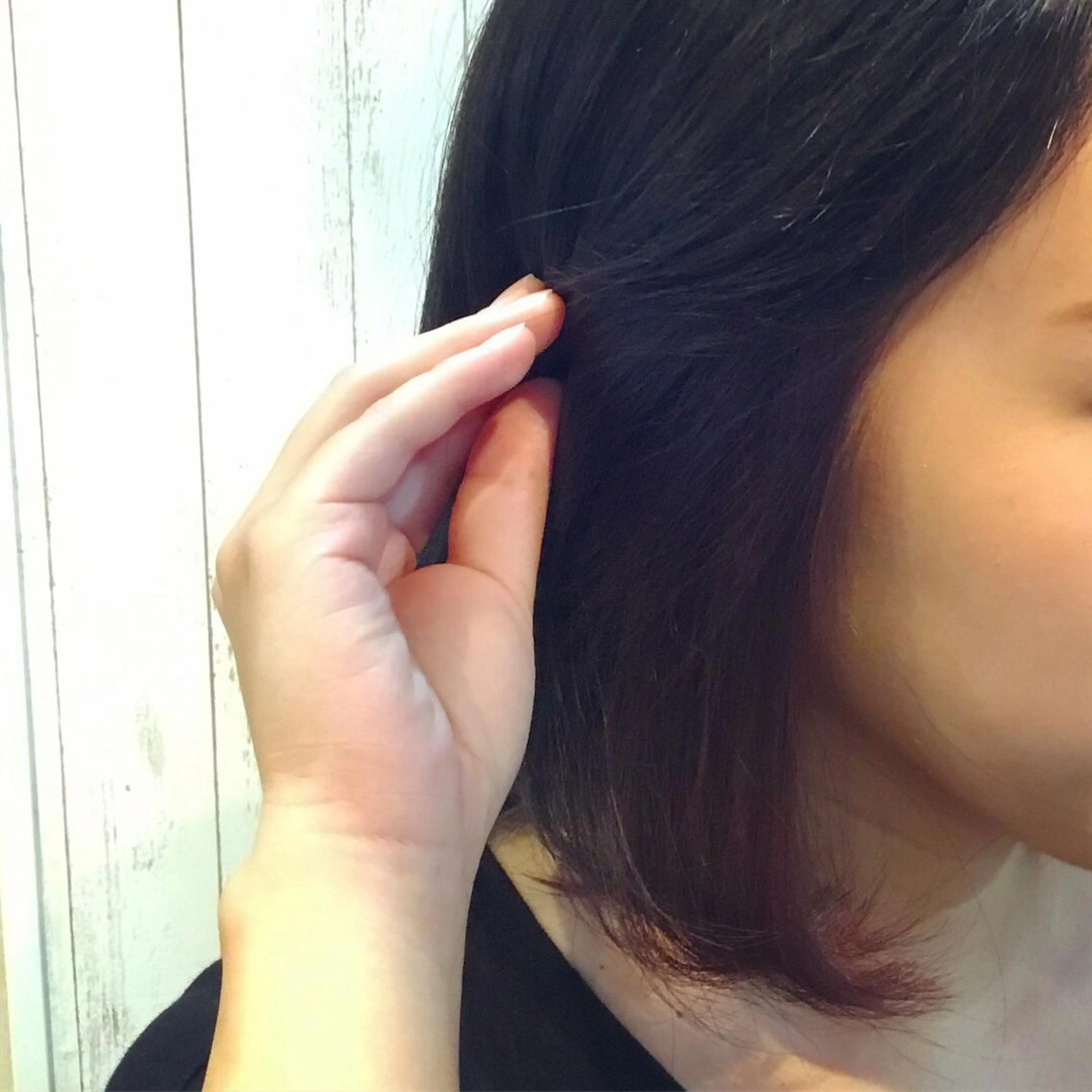 ミディアム カラー 金崎 新吾のヘアスタイル