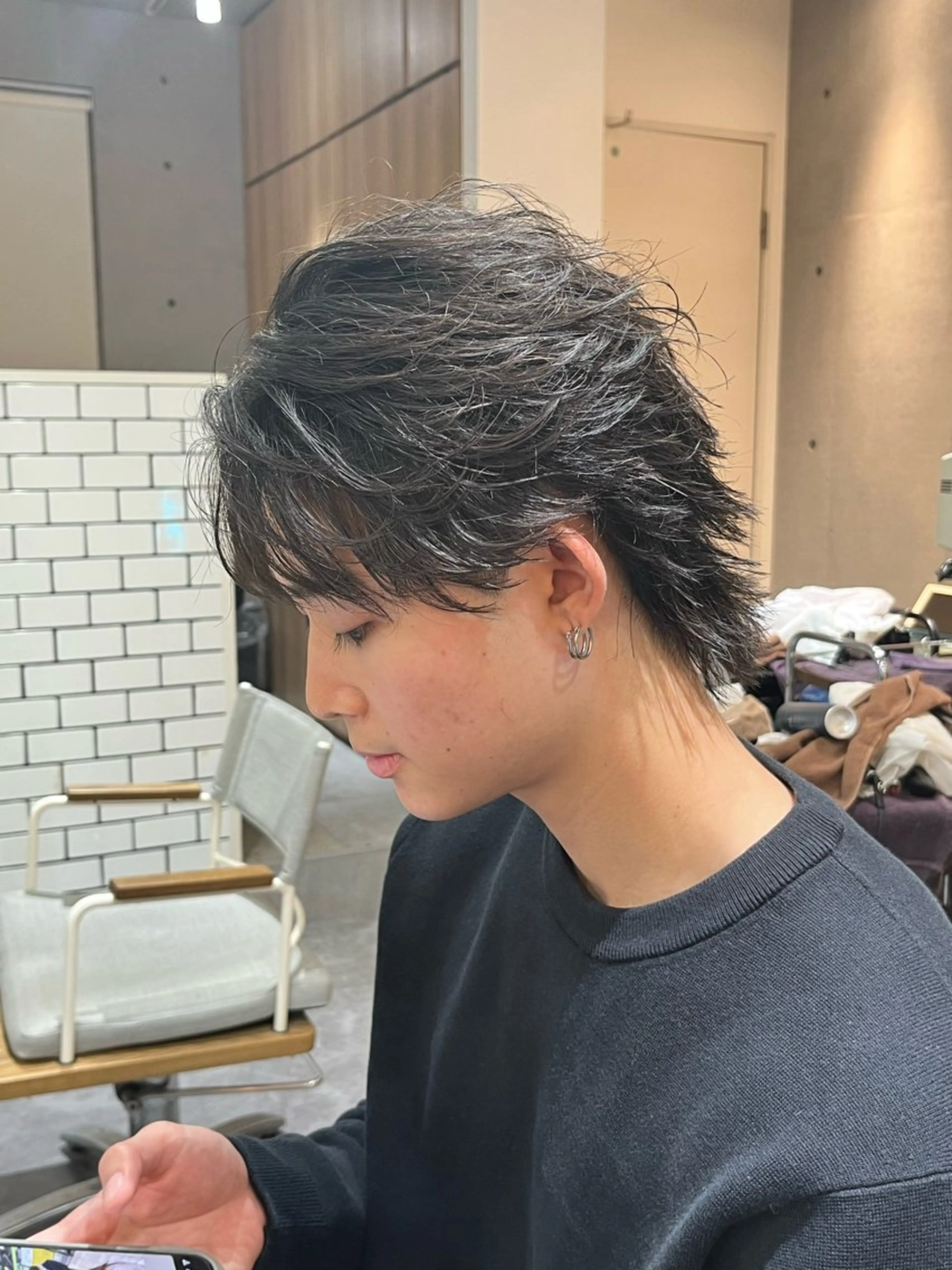 パーマ メンズ カット パーマ ヘアセット メンズ特化美容師 /泉壱恵のヘアスタイル