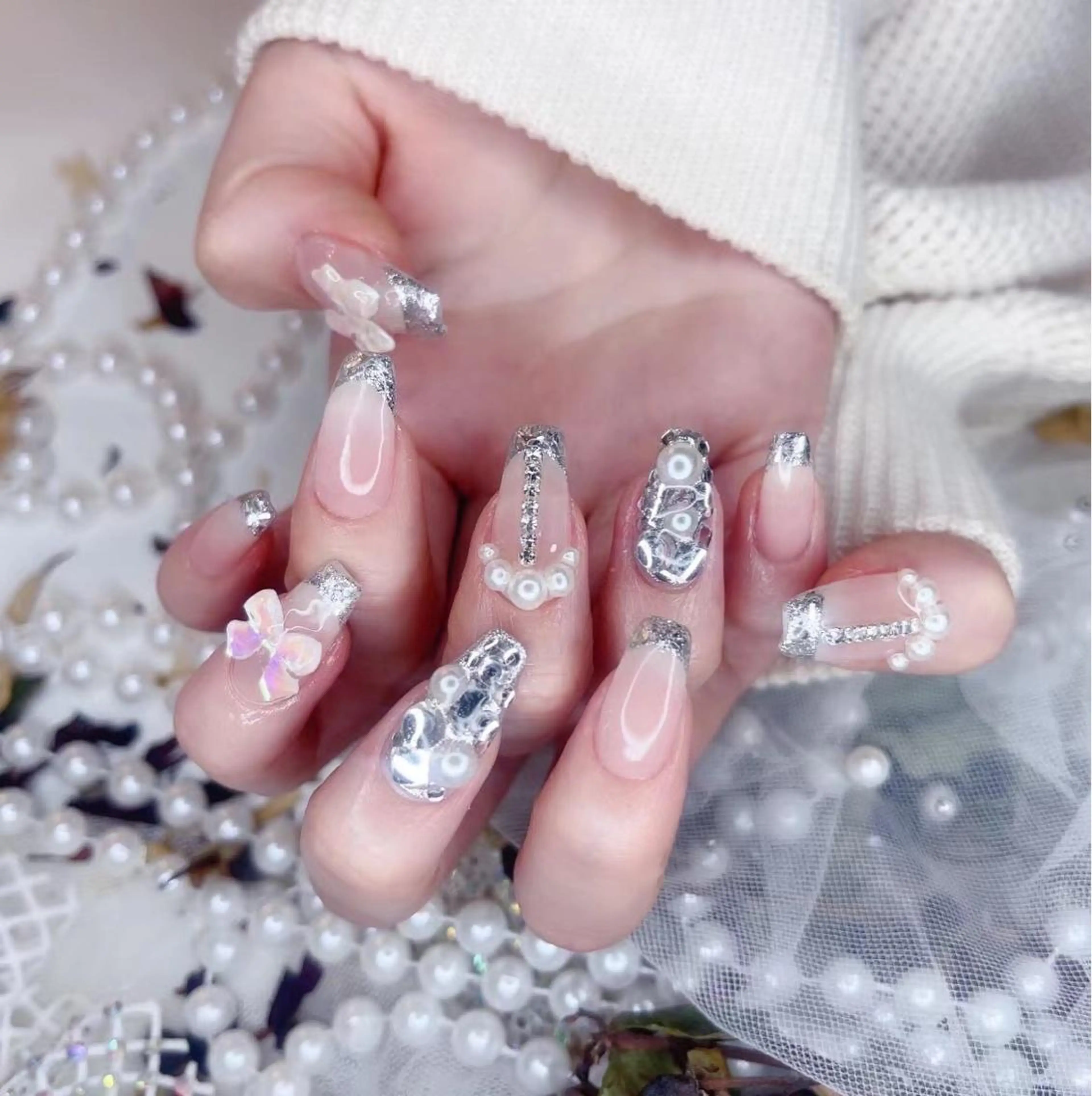 ネイル グラデーション ピンク babarla Nailのネイルデザイン