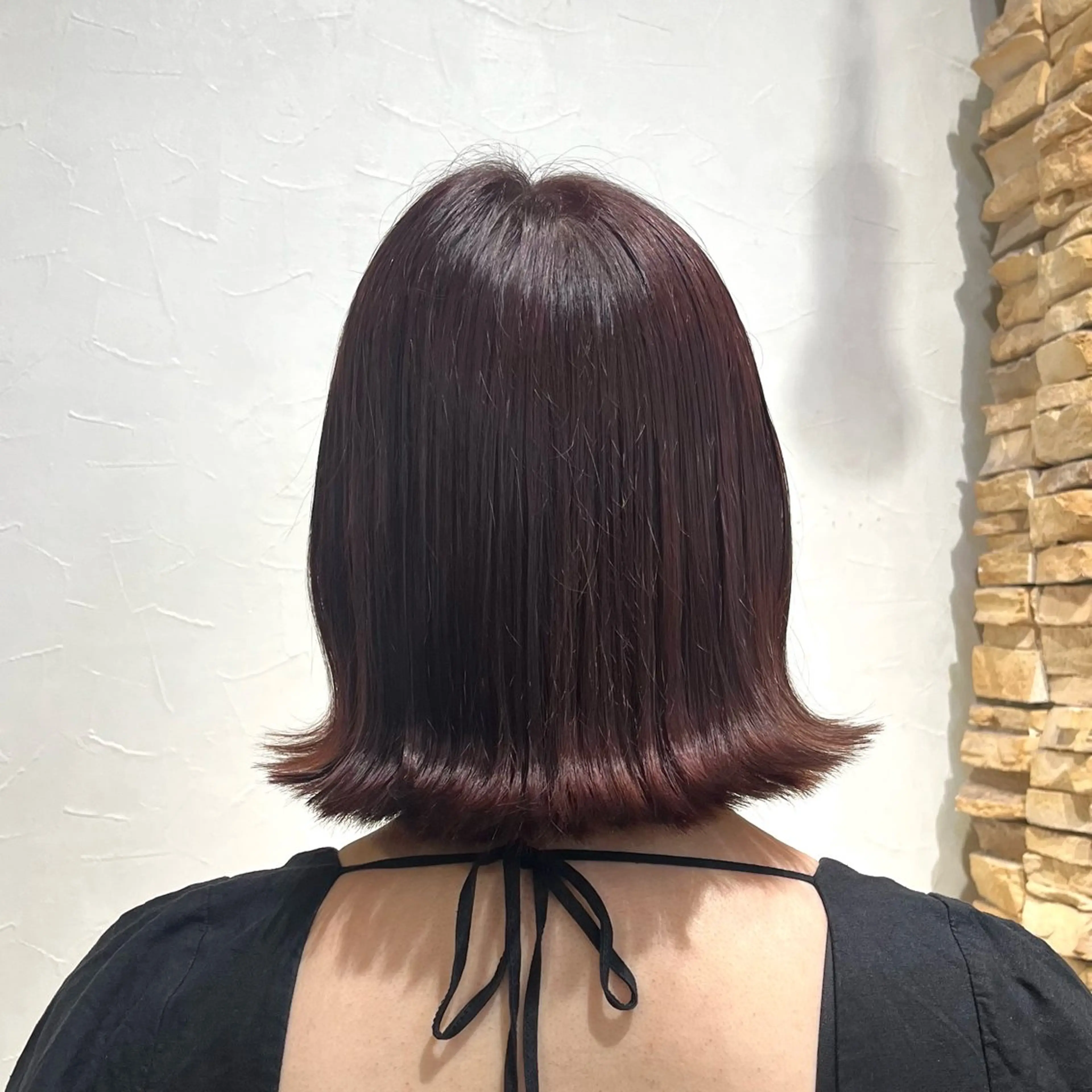 ミディアム カラー レッドカラー Yuna 🪐PSY【サイ】のヘアスタイル