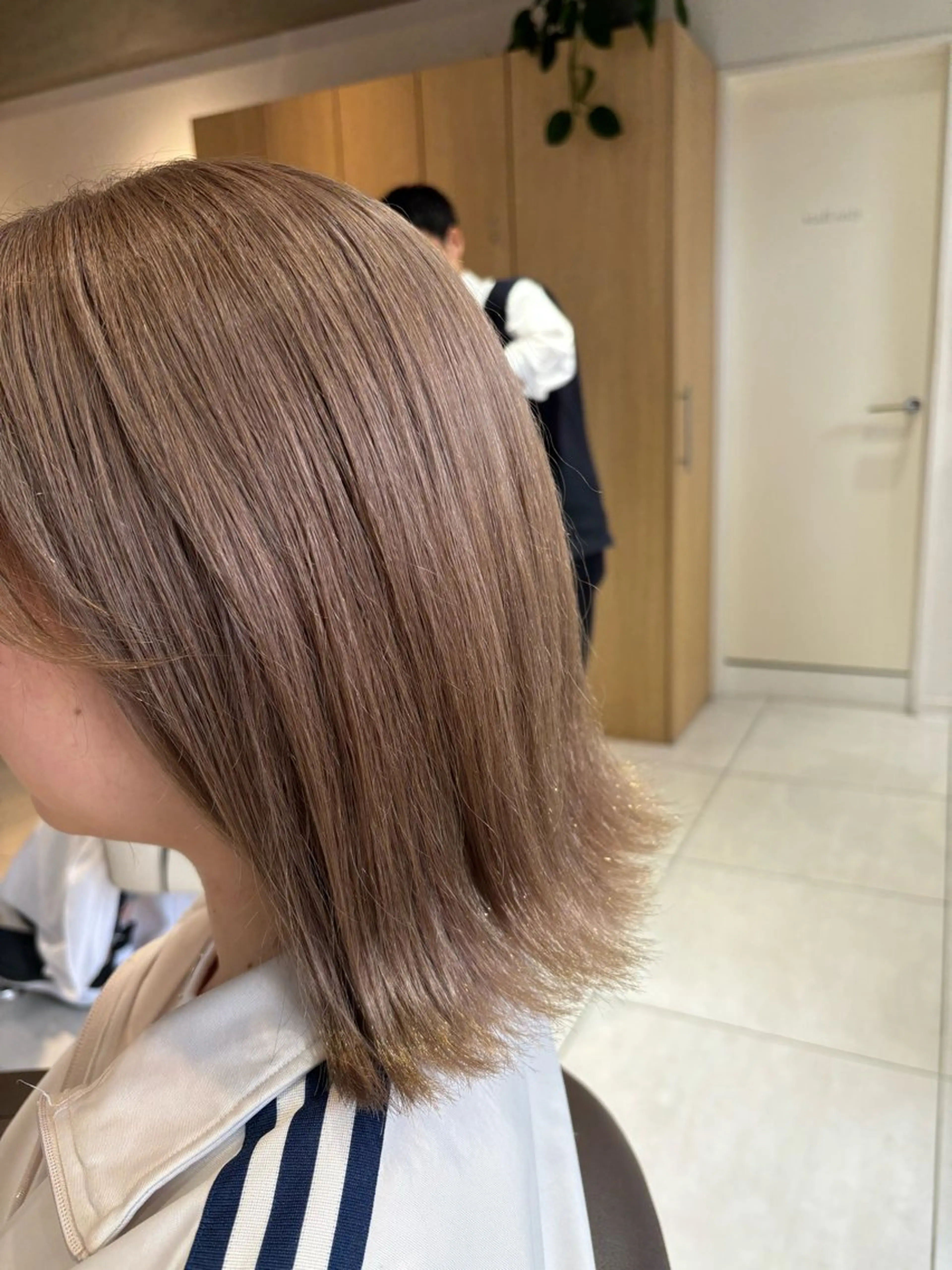ミディアム カラー ヘアカラー トリートメント 竹内 裕香🫧 hairdo千葉中央のヘアスタイル