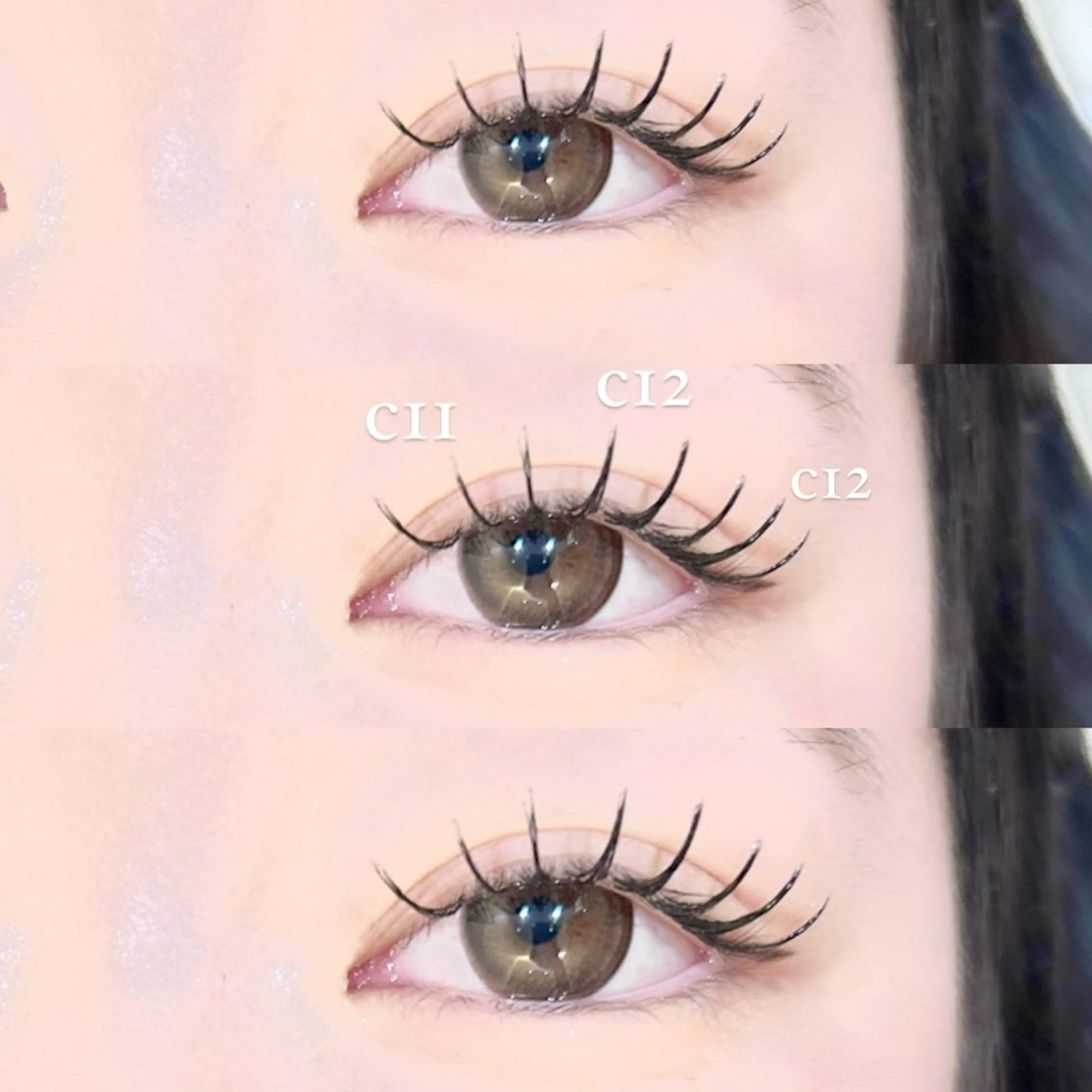 マツエク・マツパ マツエク 🇰🇷韓国スタイル /束間まつげ🎀ミキのヘアスタイル