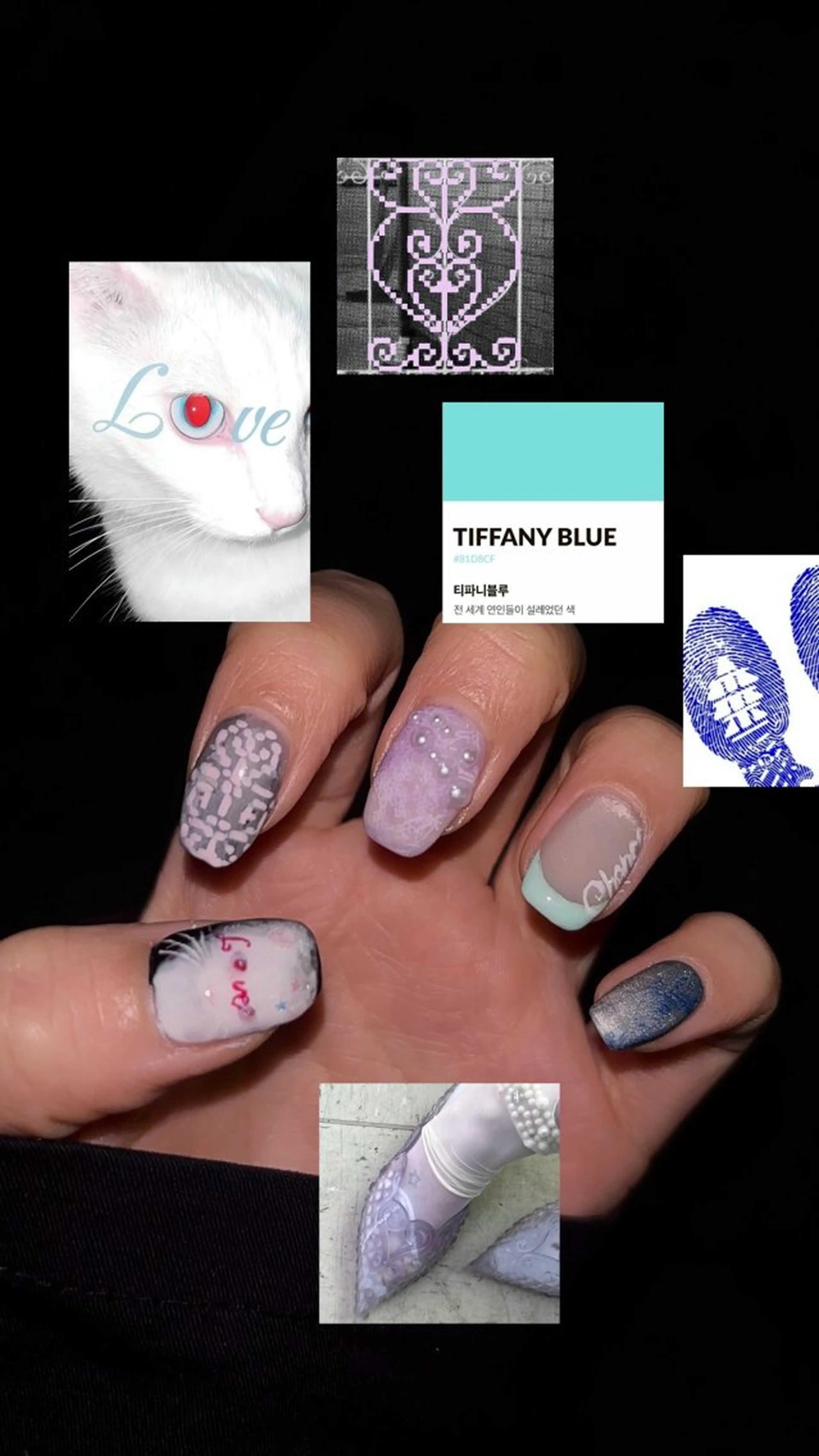 ネイル ハンドネイル ハンドケア 個性派✴︎ｼﾞｬｹ写 ﾈｲﾙ🦋mire-のネイルデザイン