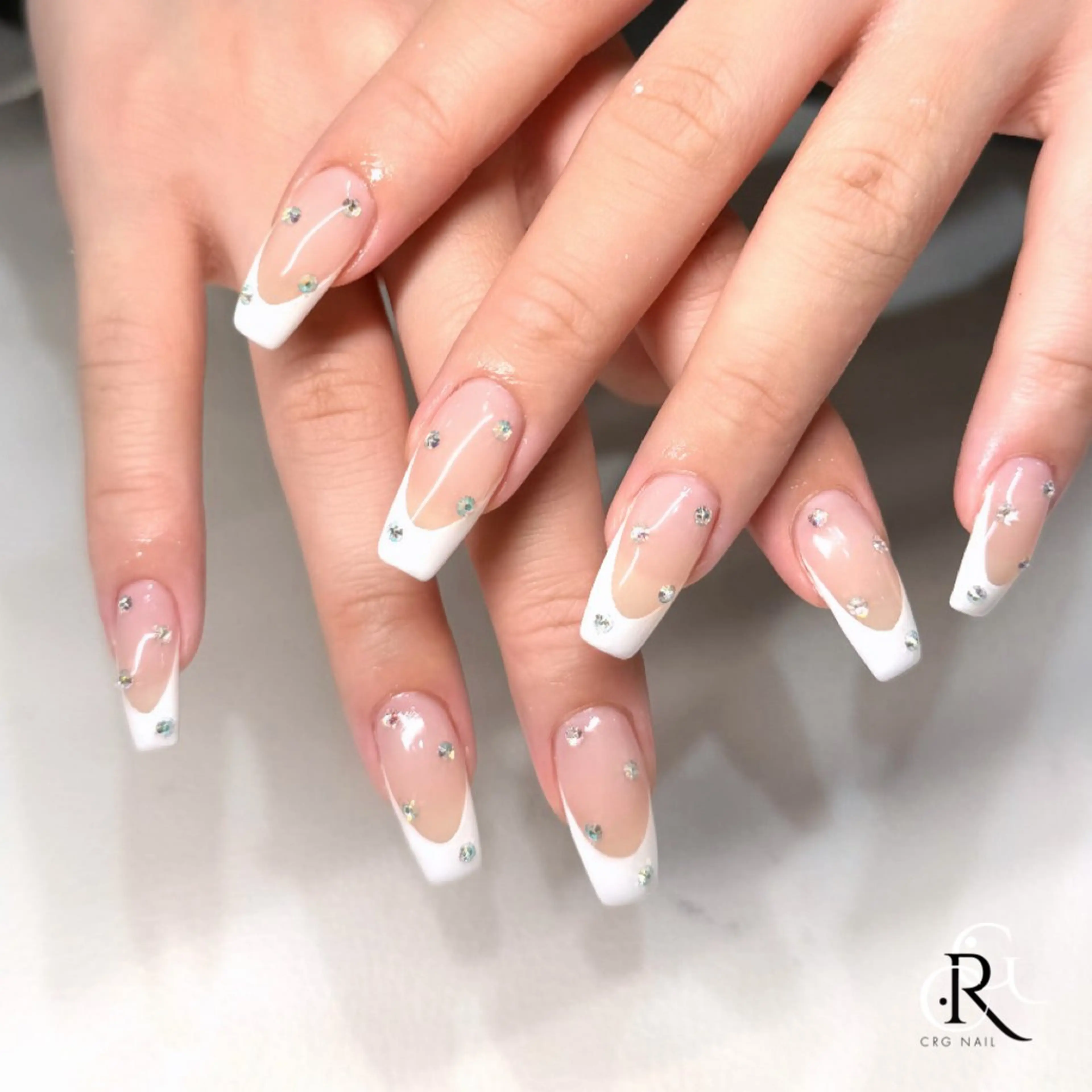 カラー ハンドネイル 美フォルム✨ CRG　RURIのネイルデザイン