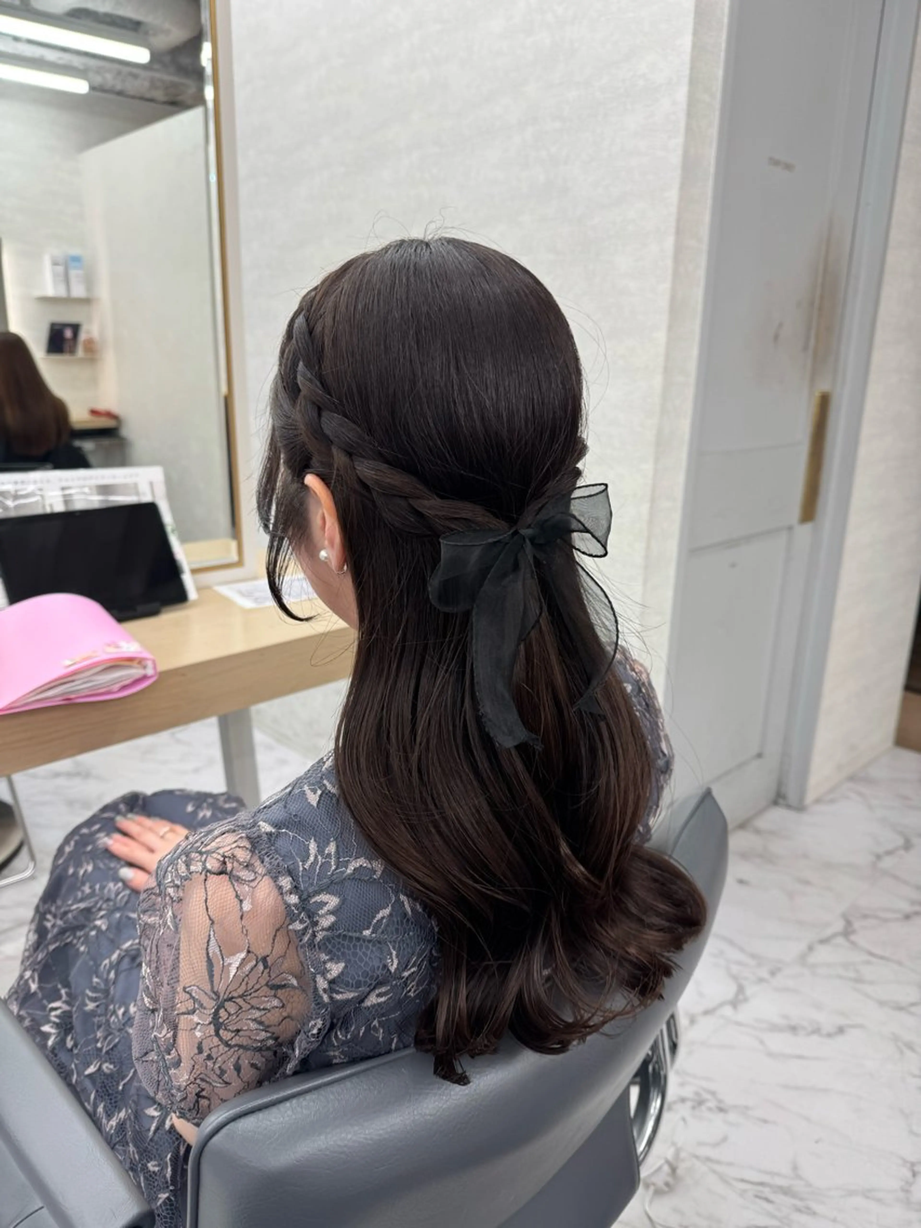 ロング ヘアアレンジ ヘアセット 韓国/アイドルヘア 🎀みづきのヘアスタイル