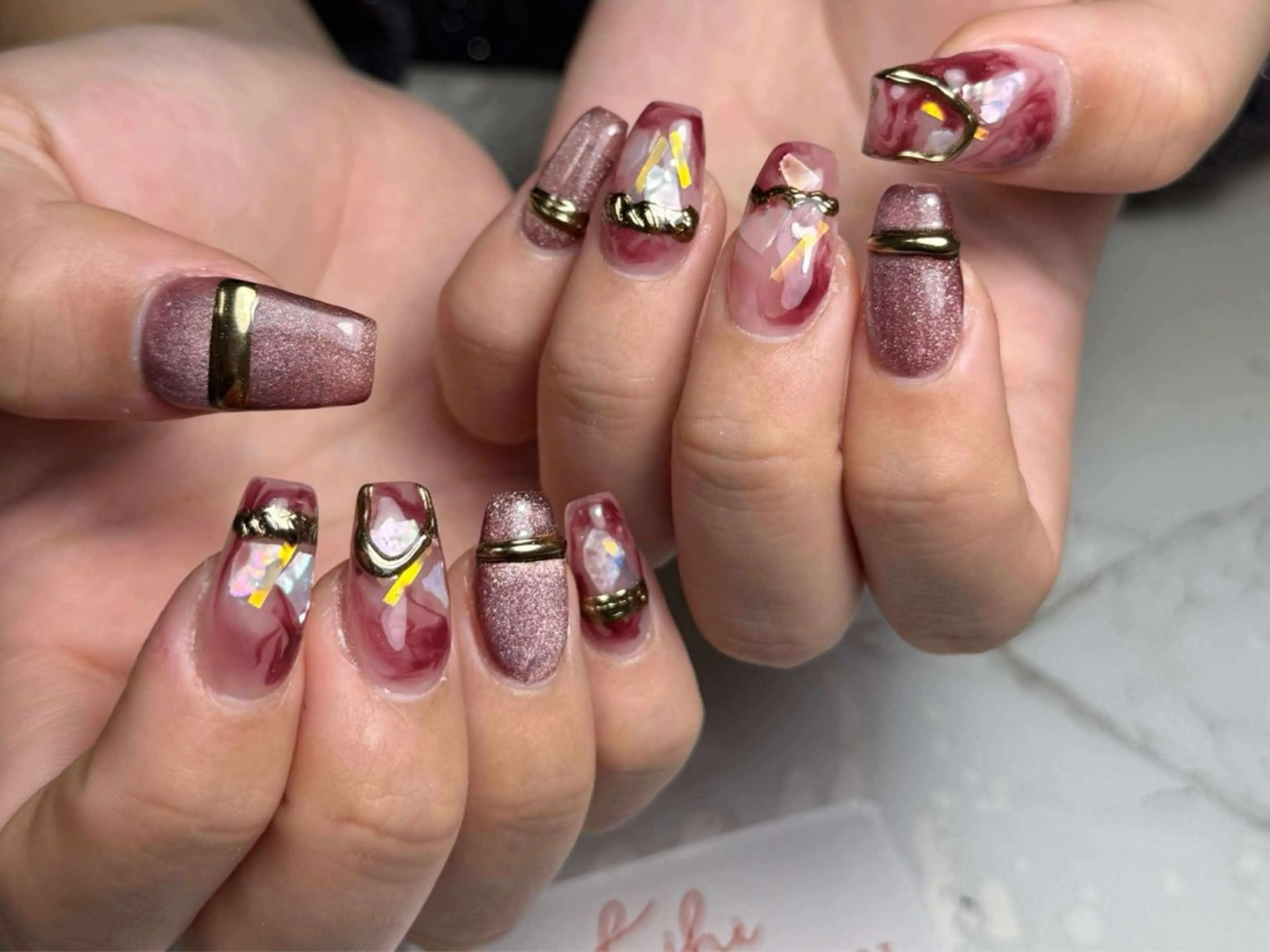 ネイル アートネイル フレンチネイル ジェルネイル グラデーション 韓国ネイル ハンドネイル 💕鈴木ユリ パラジェル/オフ無料のネイルデザイン