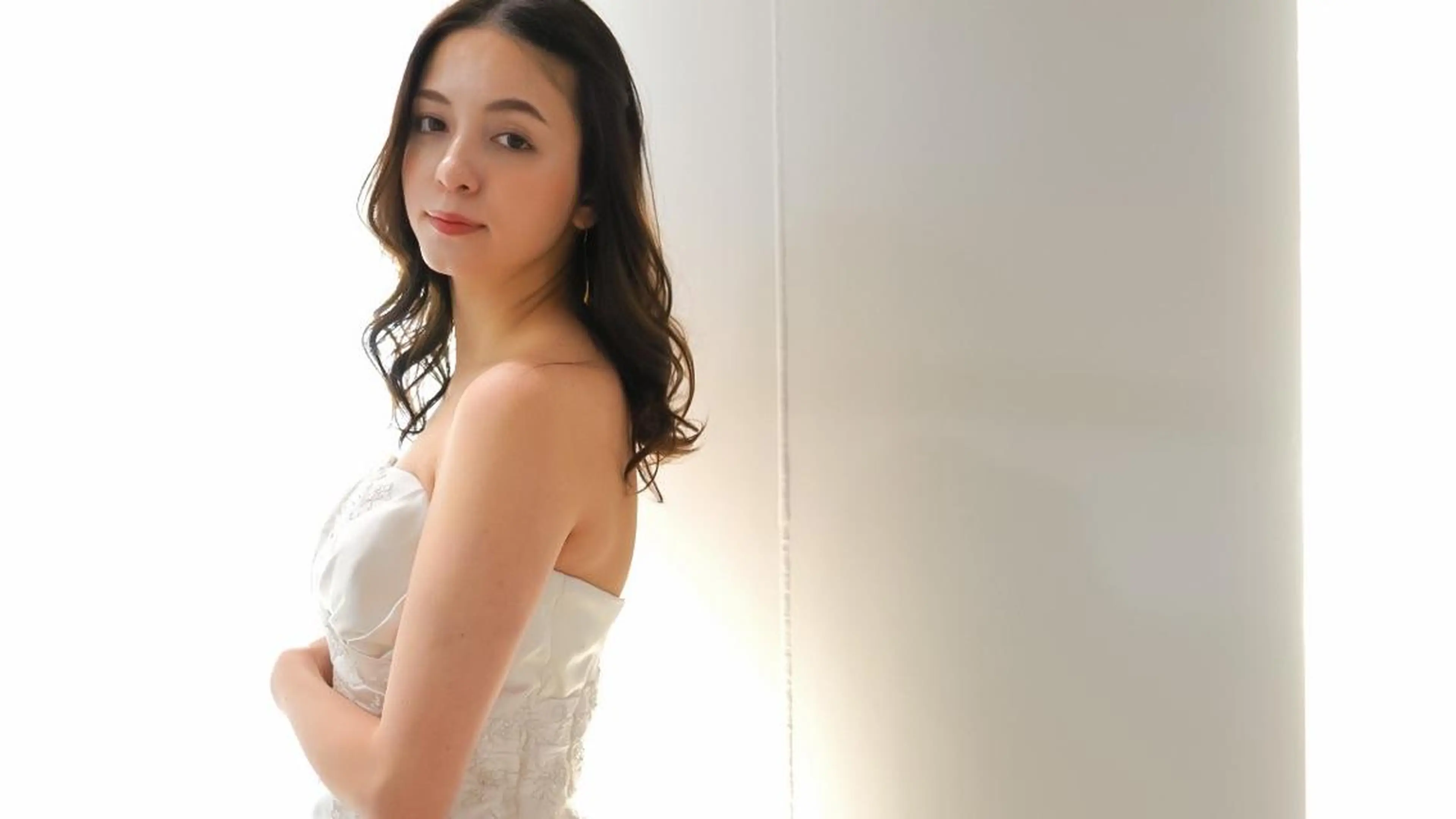 セミロング パーマ coupe ciseauxのヘアスタイル