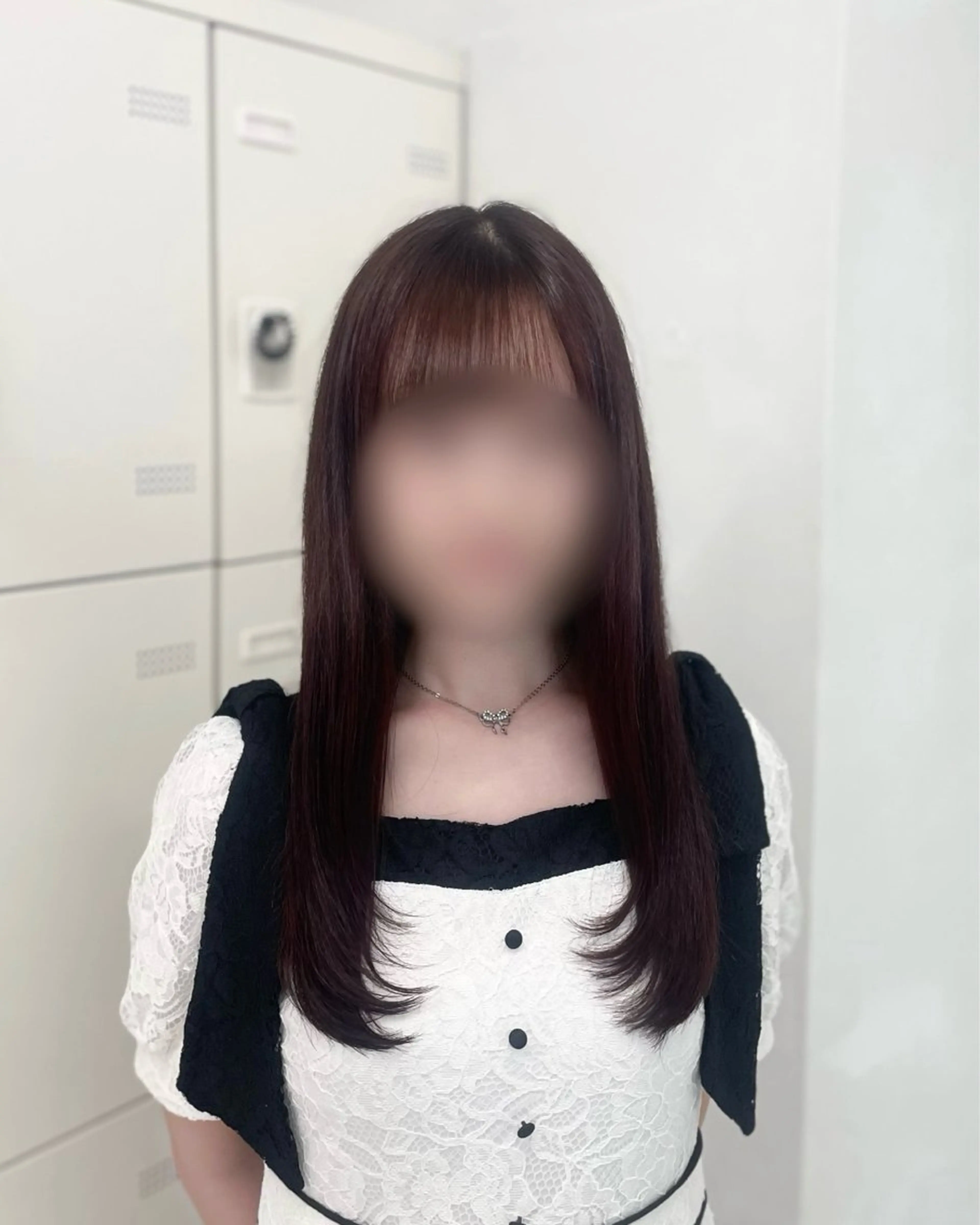 ロング カラー ヘアカラー トリートメント ヘッドスパ ヘアセット 艶モテ・韓国スタイル 🤍りんのヘアスタイル
