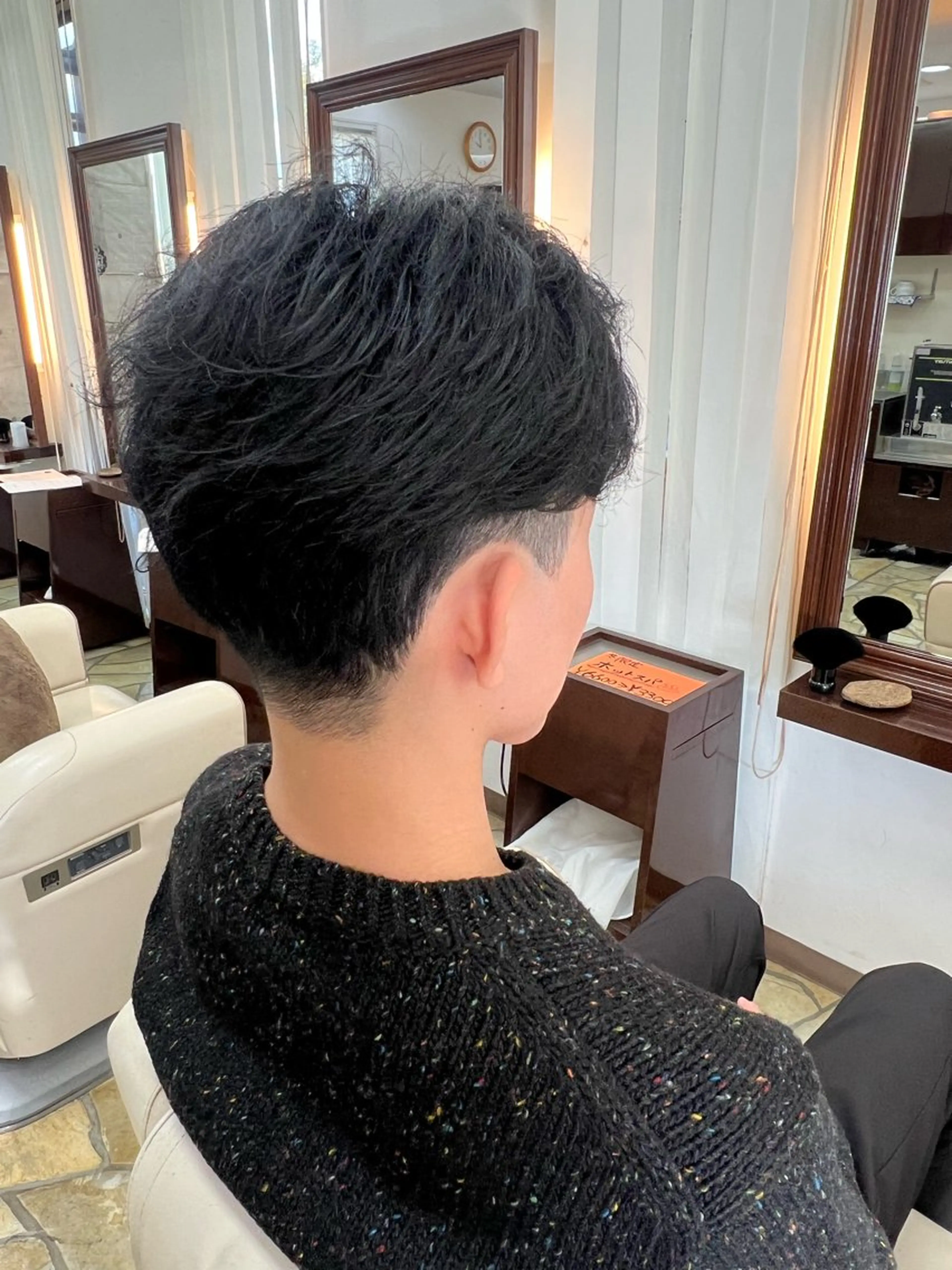 メンズ フェザーパーマ メンズ就活ヘア メンズパーマ Shouki .222のヘアスタイル