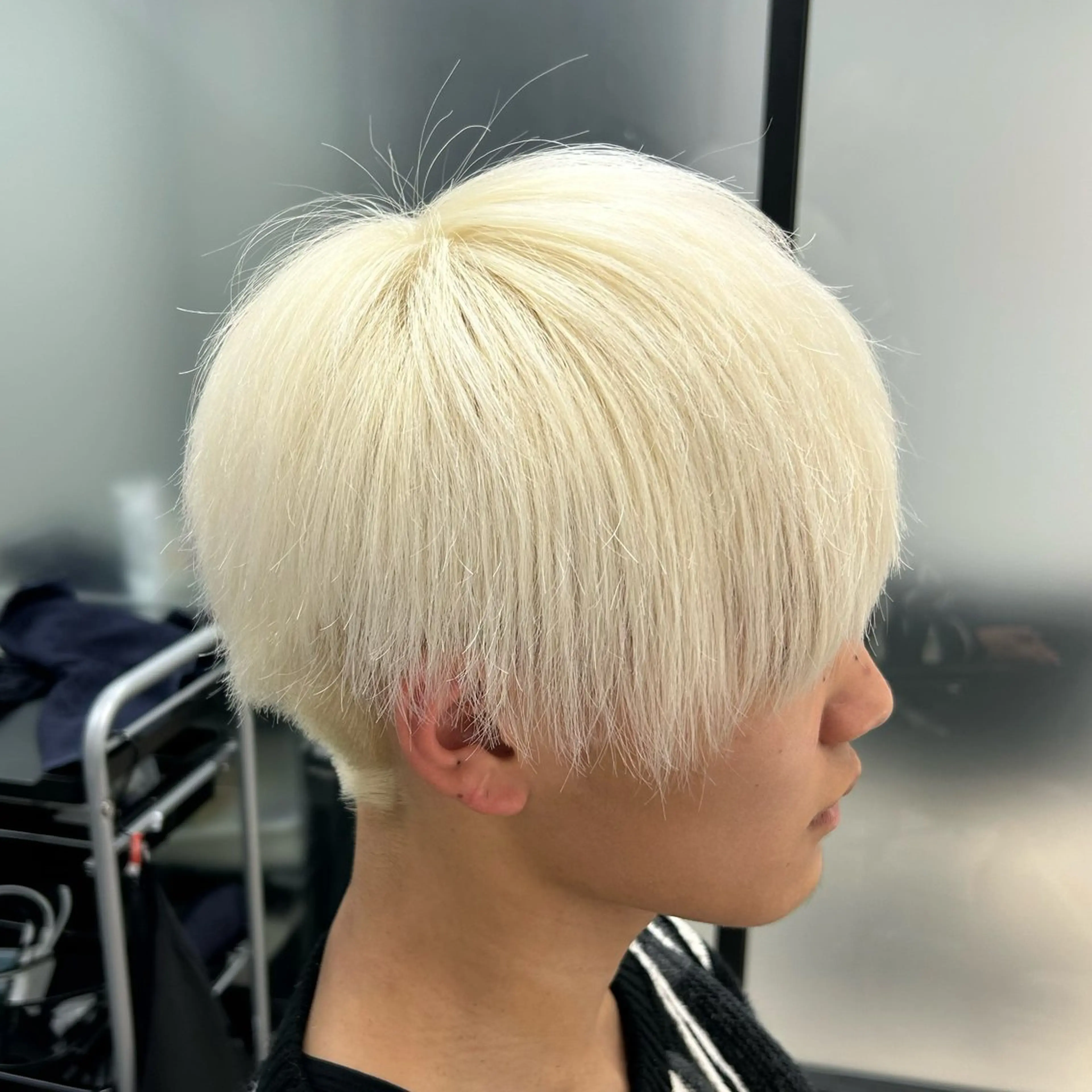 カラー メンズ メンズブリーチ ブリーチ 抜きっぱなしブロンド ブロンド ホワイトブロンド 渋谷メンズヘア/ 加藤優一のヘアスタイル