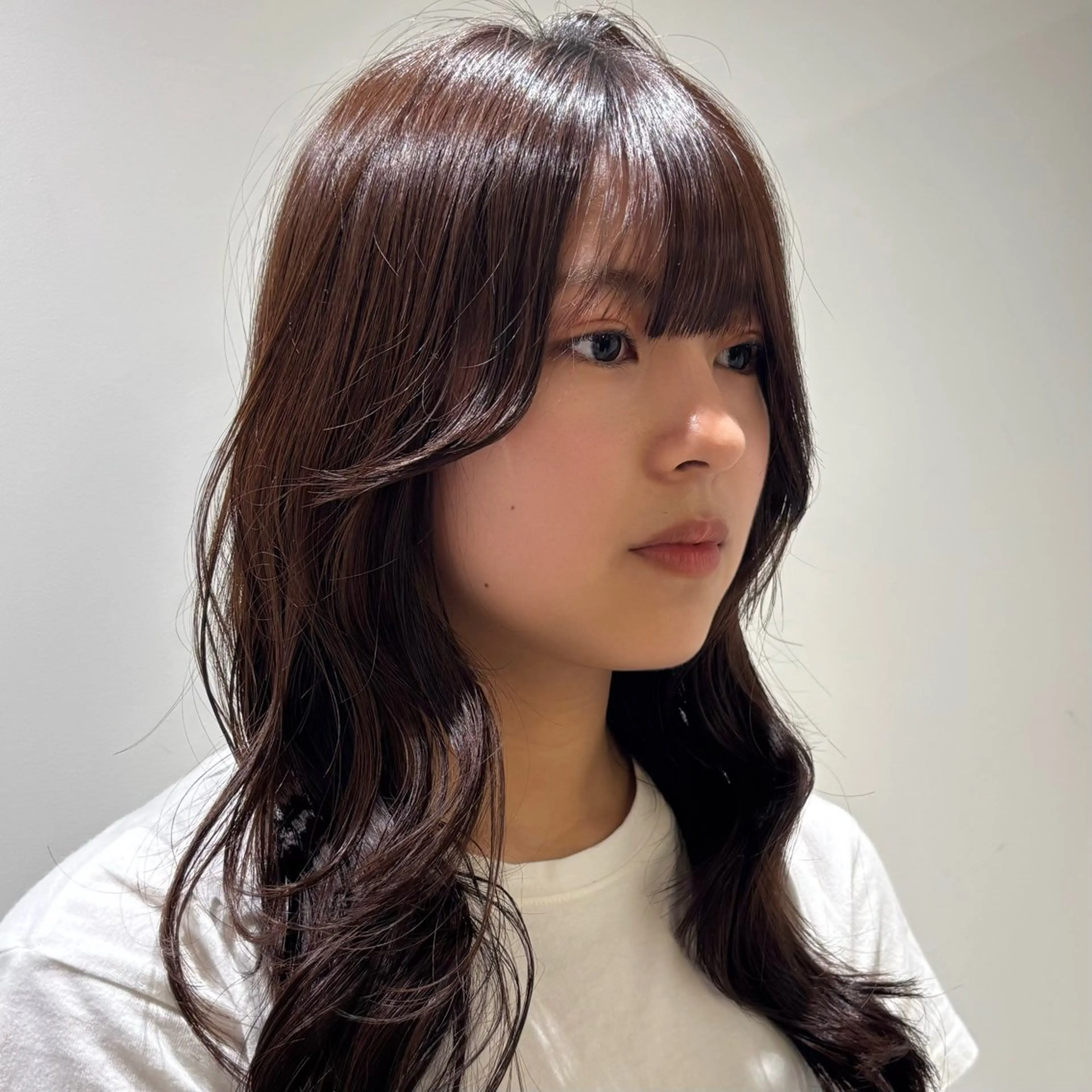 ロング のむらあんじゅ/ 韓国風レイヤーೀのヘアスタイル