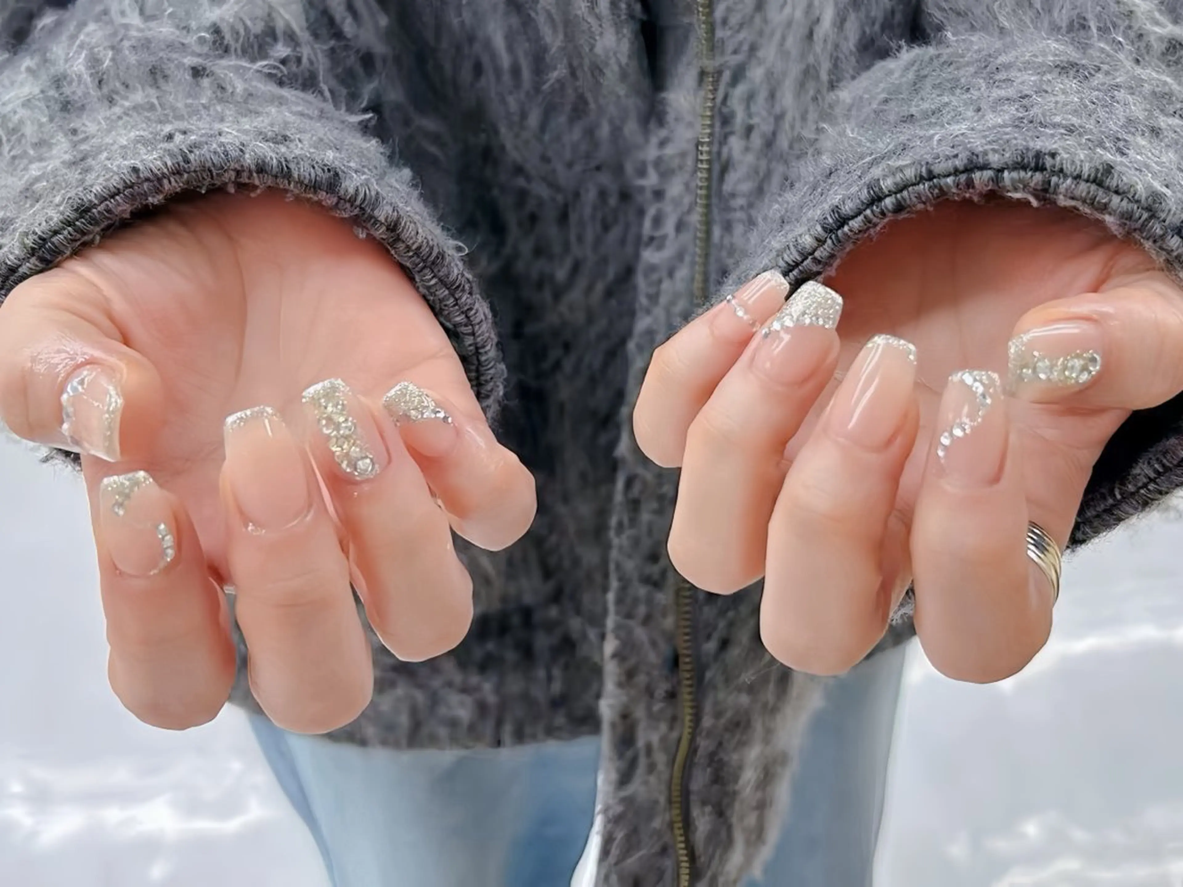 ネイル アートネイル フットネイル フレンチネイル ジェルネイル グラデーション ハンドネイル Egao Nail錦糸町店のネイルデザイン