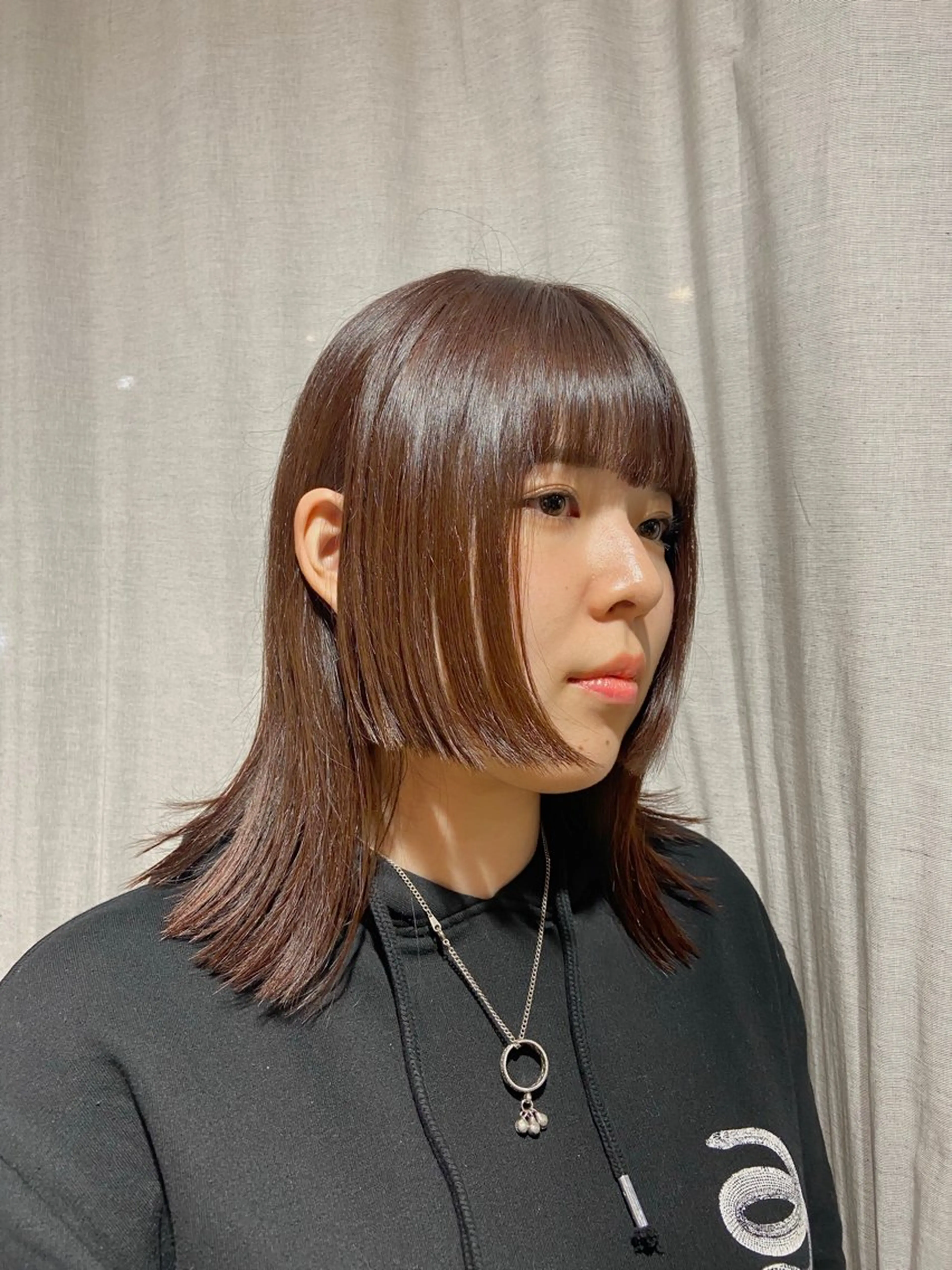 ミディアム カラー カット ヘアカラー トリートメント なかまみさと 🌼極上ヘッドスパのヘアスタイル