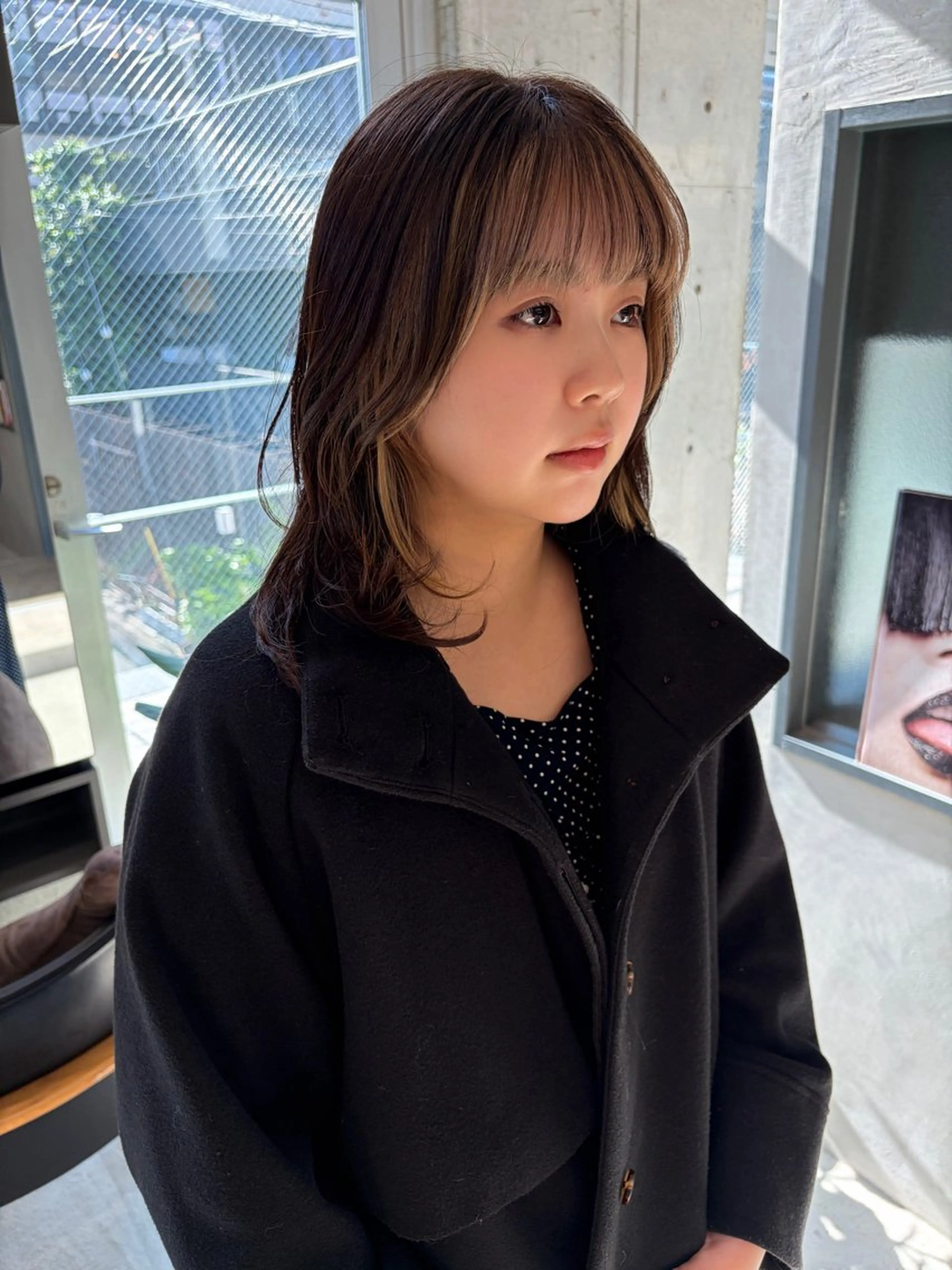 ミディアム 透明感カラー/似合わ せカット/大島実加永のヘアスタイル