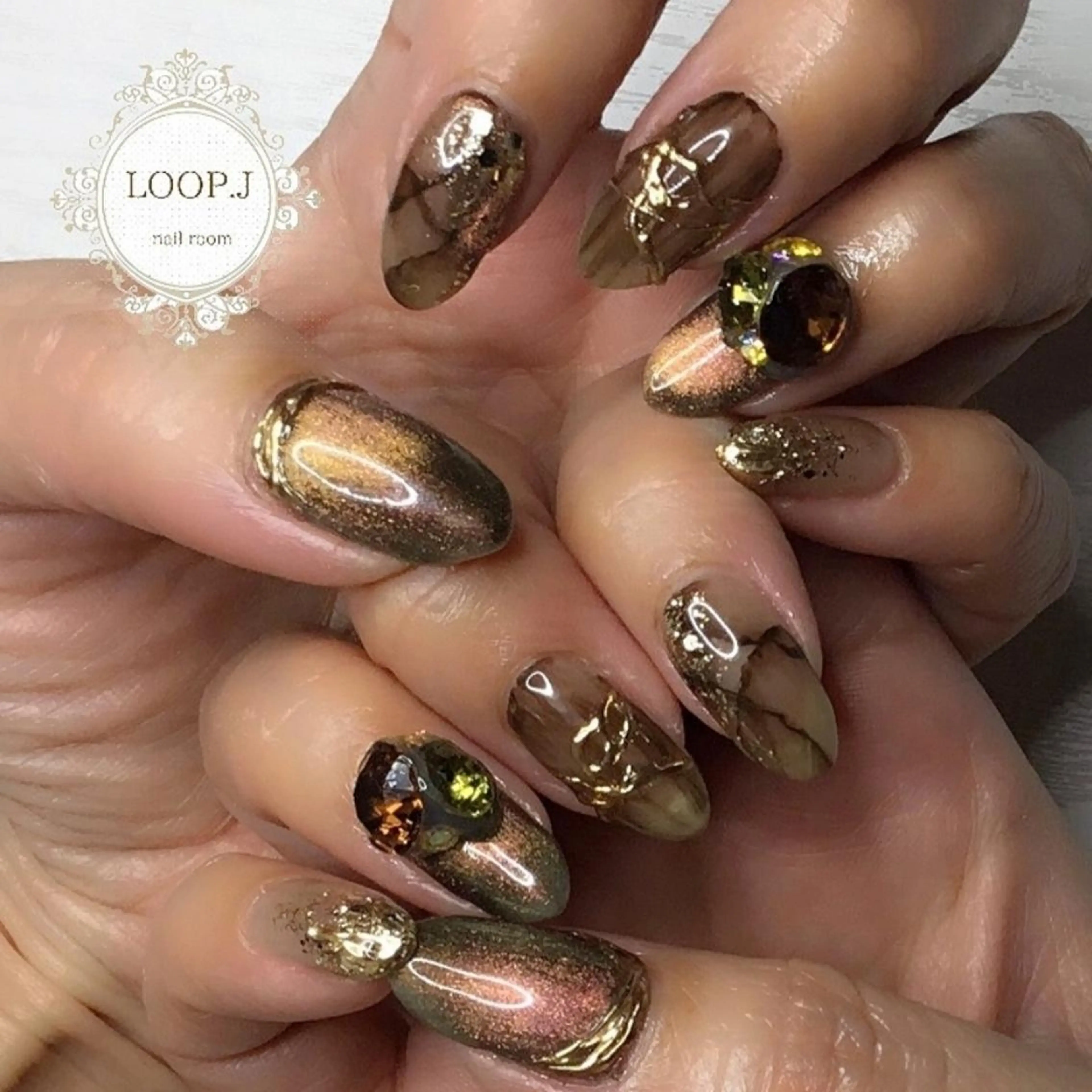 ネイル ハンドネイル おおくぼ めぐみのネイルデザイン