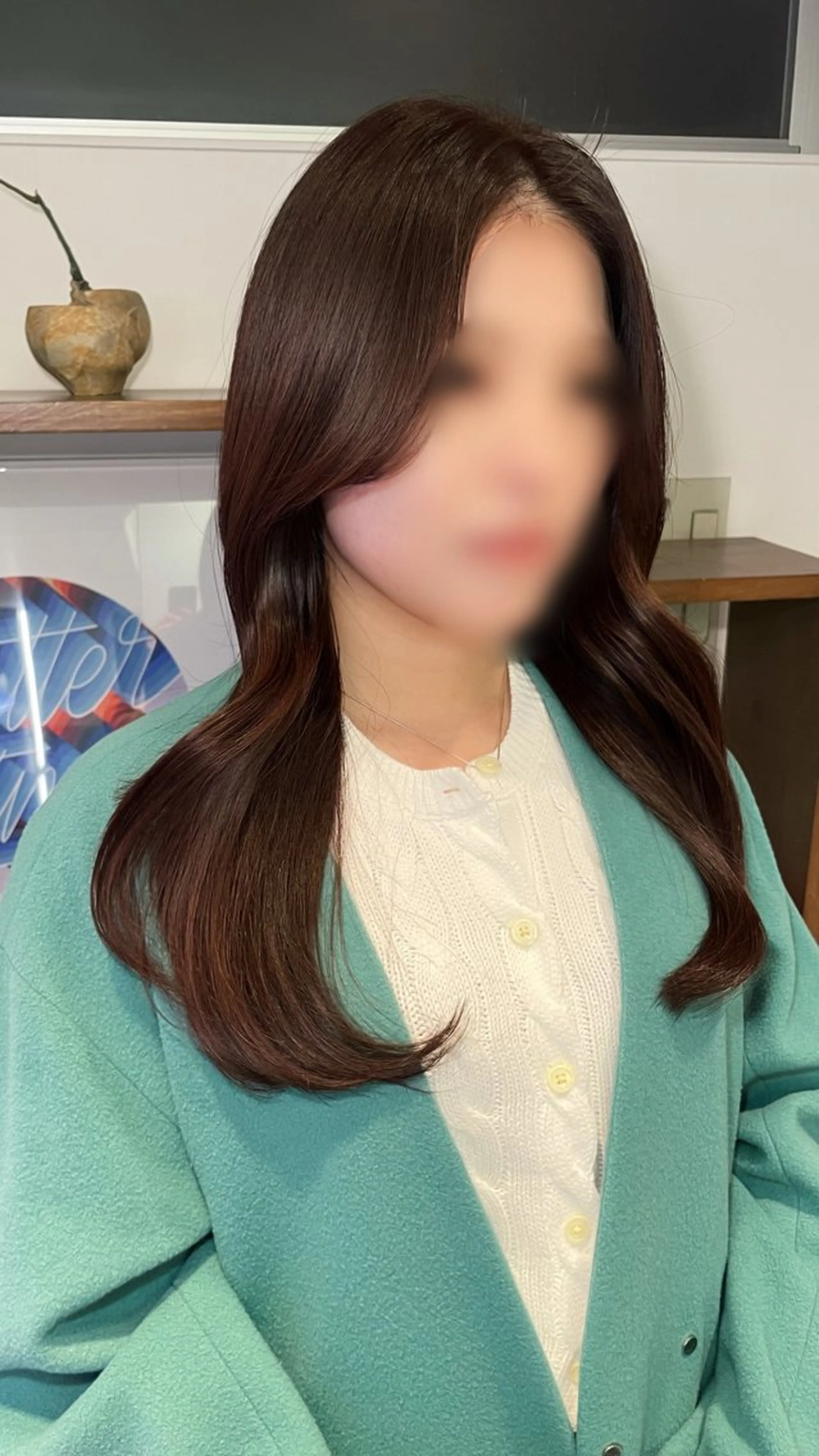 ロング カット ヘアカラー トリートメント レイヤー/デジパ SAKIのヘアスタイル