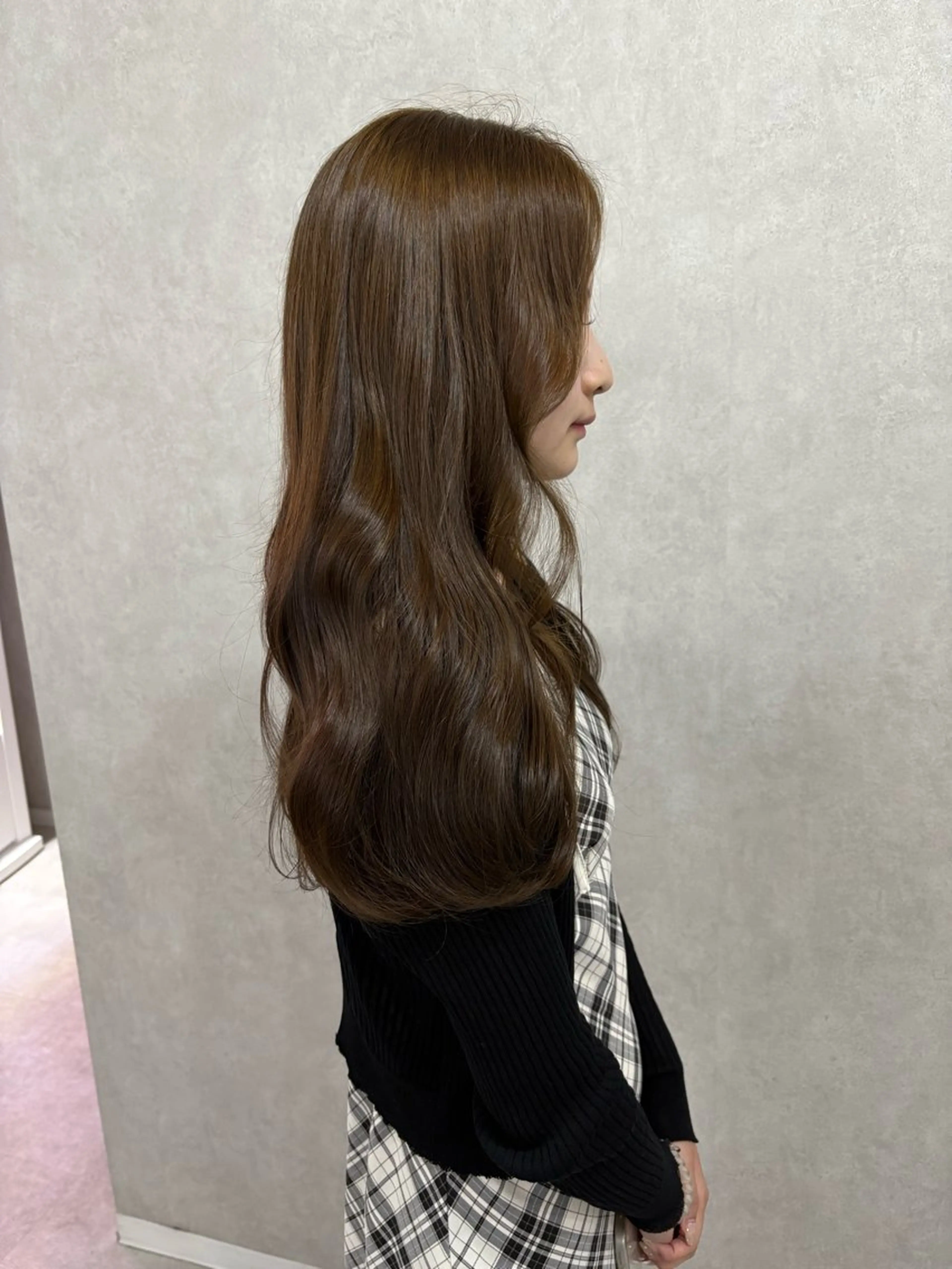 ロング カラー カット ヘアカラー 盛れる顔まわり✨🎀 レイヤー別所好葉のヘアスタイル