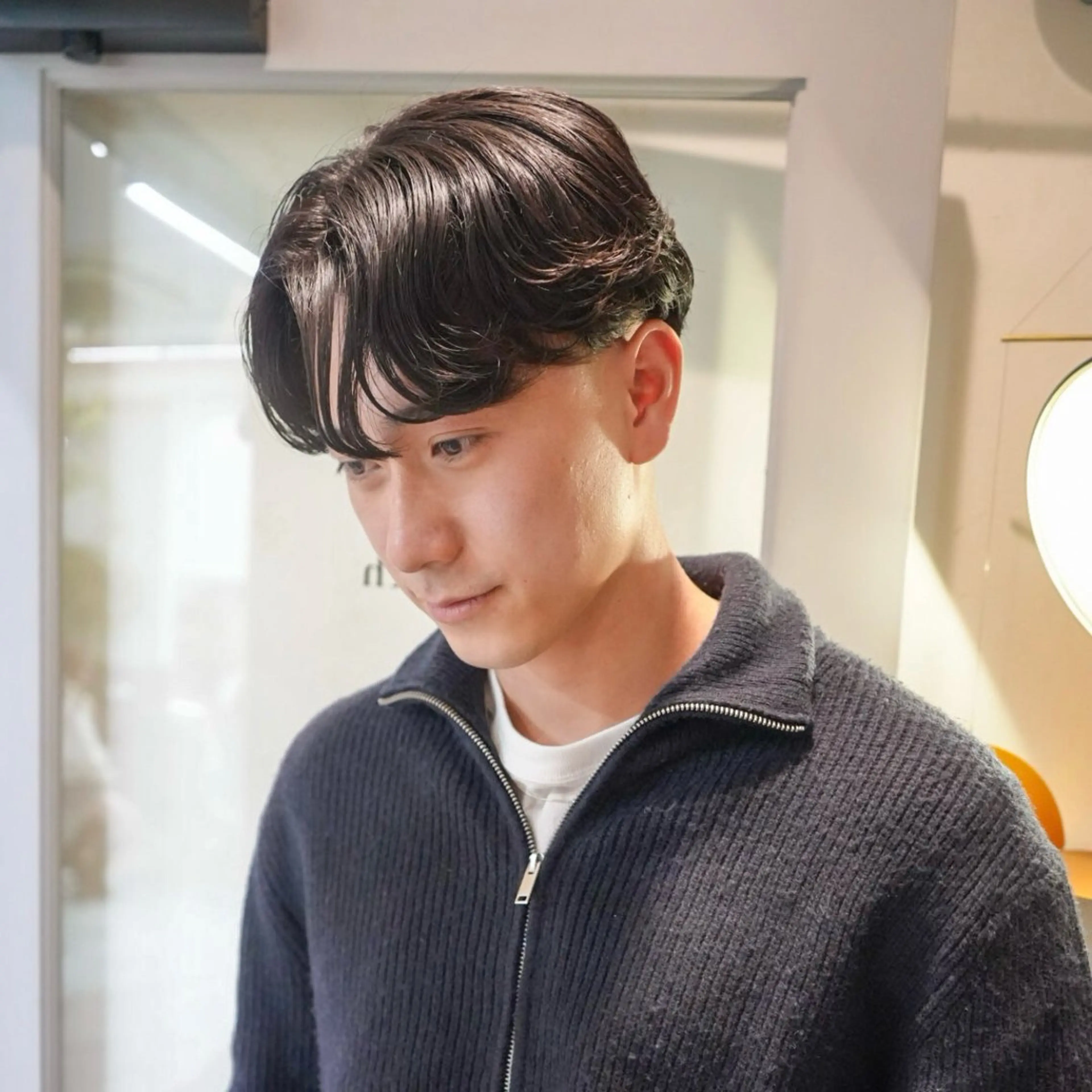 メンズ カット 縮毛矯正 the path ユウヤのヘアスタイル