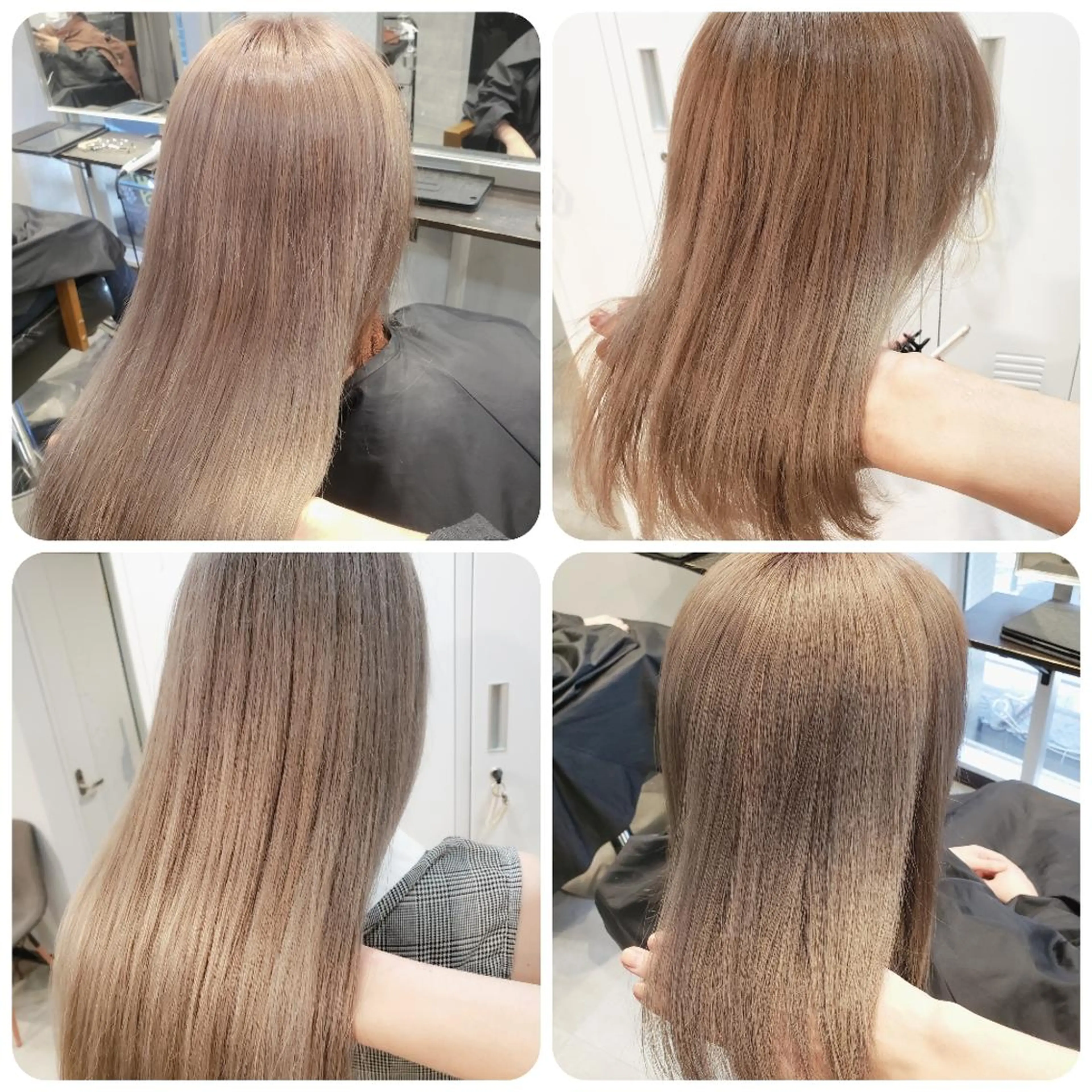 ミディアム カット ヘアカラー トリートメント ミルクティー特化 🌈島内　琢真🌈のヘアスタイル