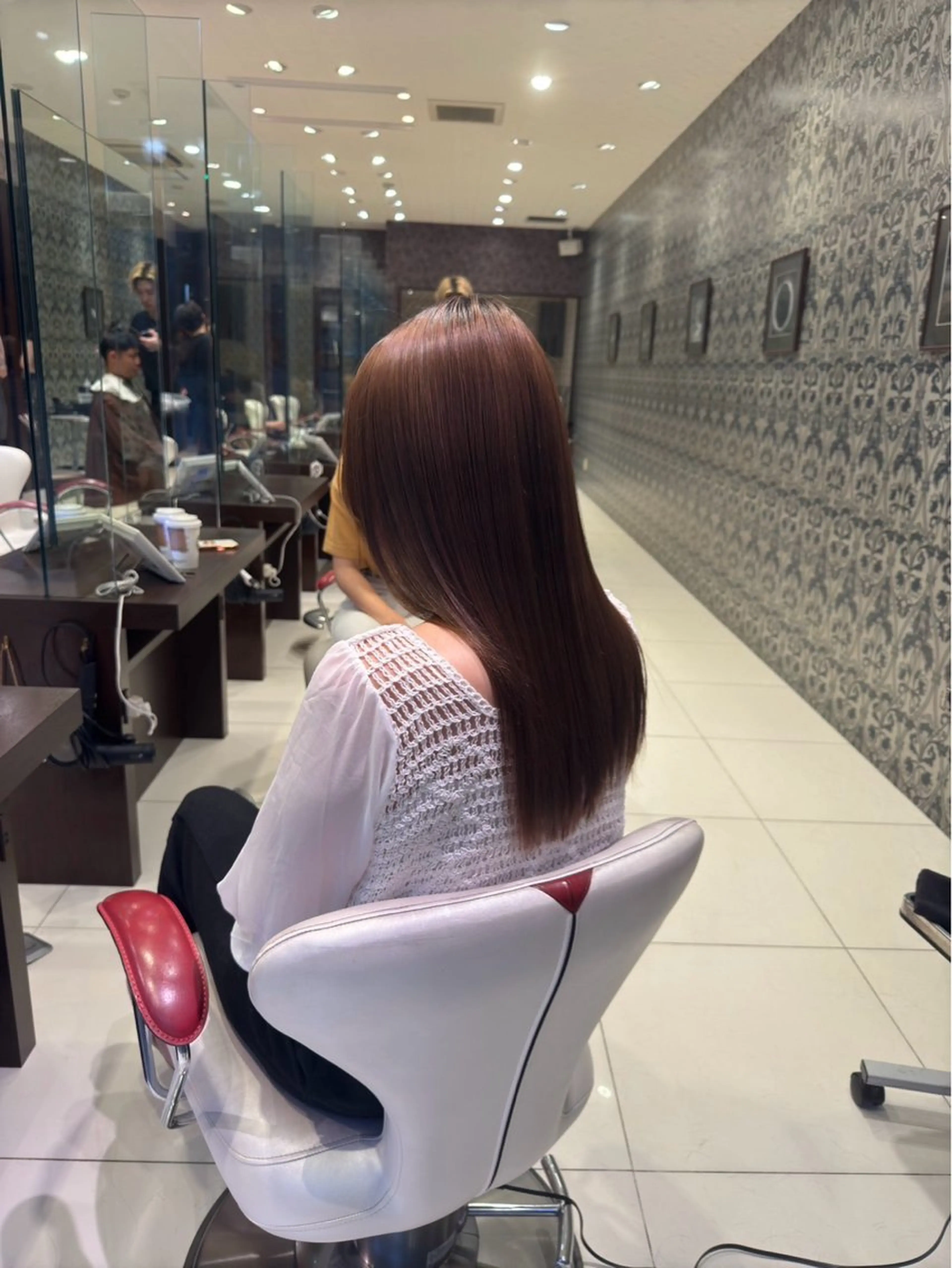 ロング カラー 北條 一真のヘアスタイル