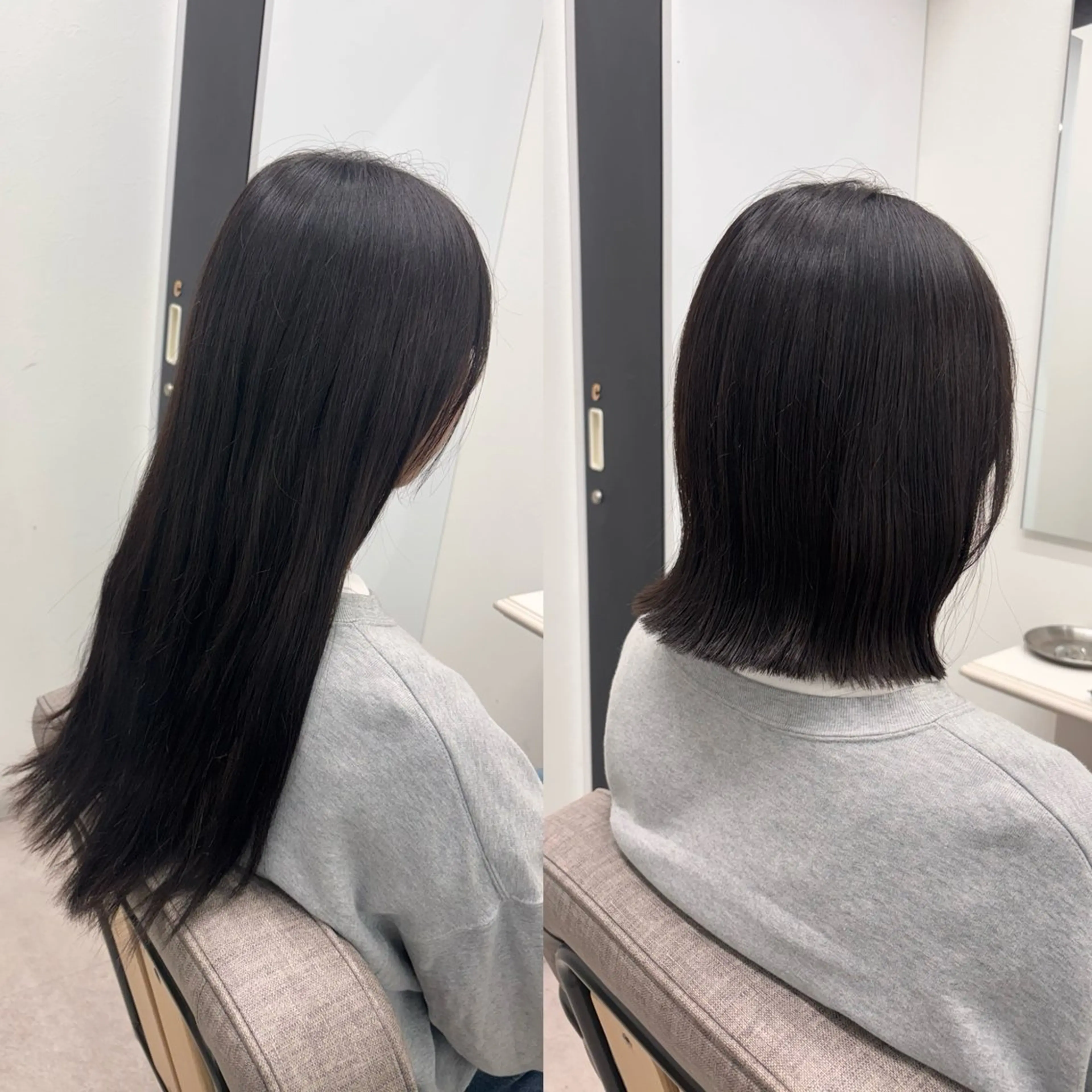 ミディアム カット トリートメント ヘアアレンジ🪽🎀 艶カラー/天王寺のヘアスタイル