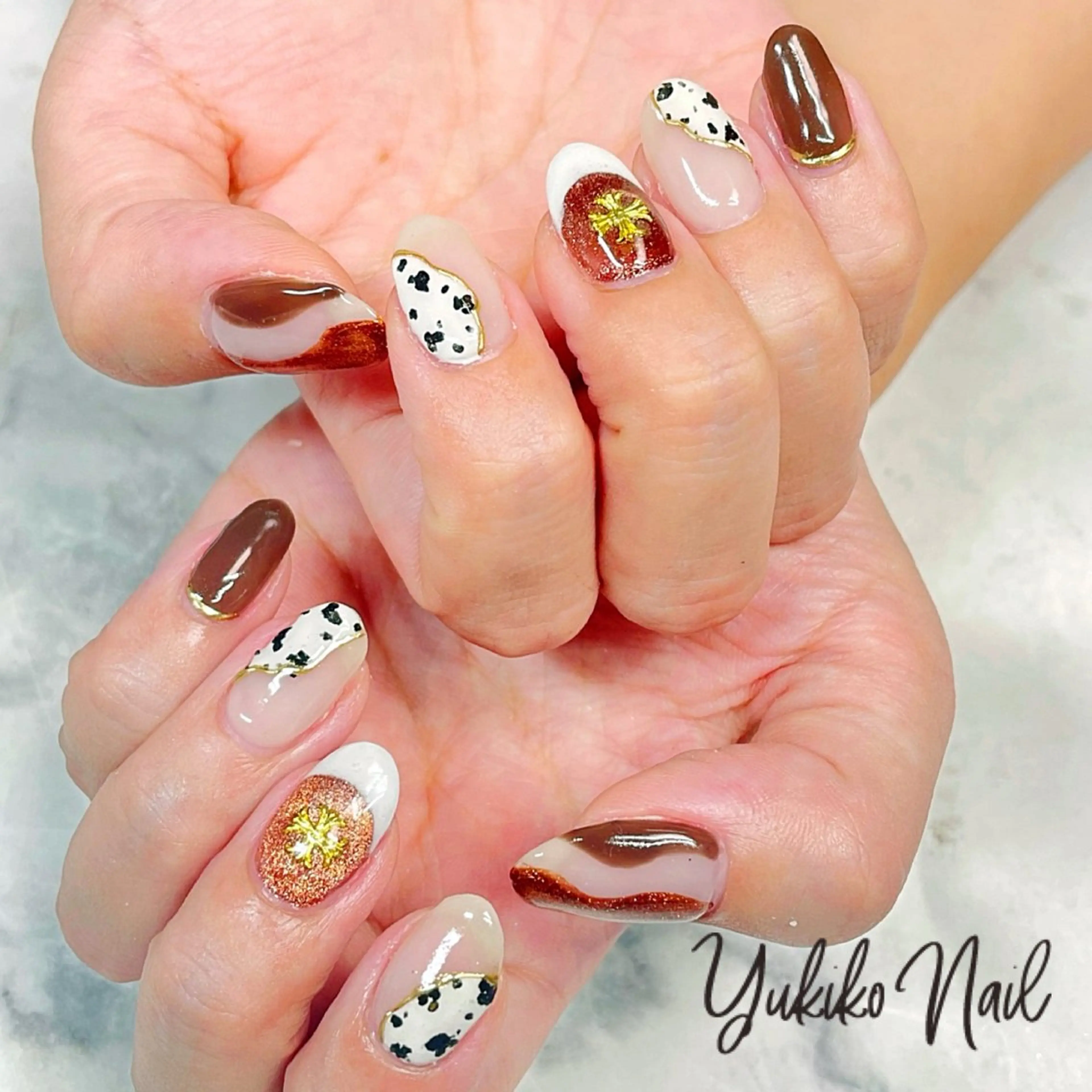 ネイル マグネットネイル ユキコ ネイルのネイルデザイン