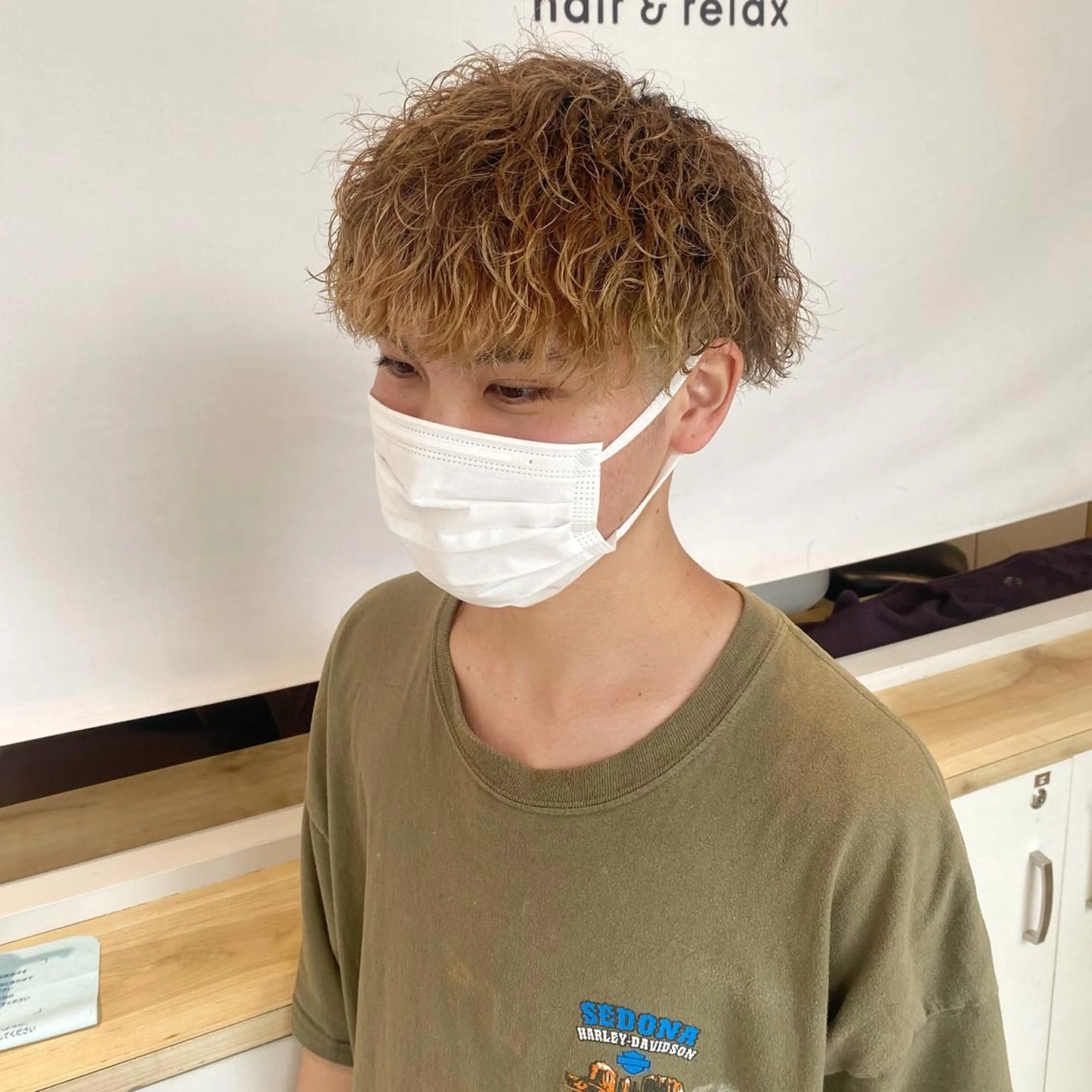 パーマ メンズ メンズパーマ ツイストスパイラルパーマ スパイラルパーマ カット パーマ 🌷Asuka /レイヤーカット🌷のヘアスタイル