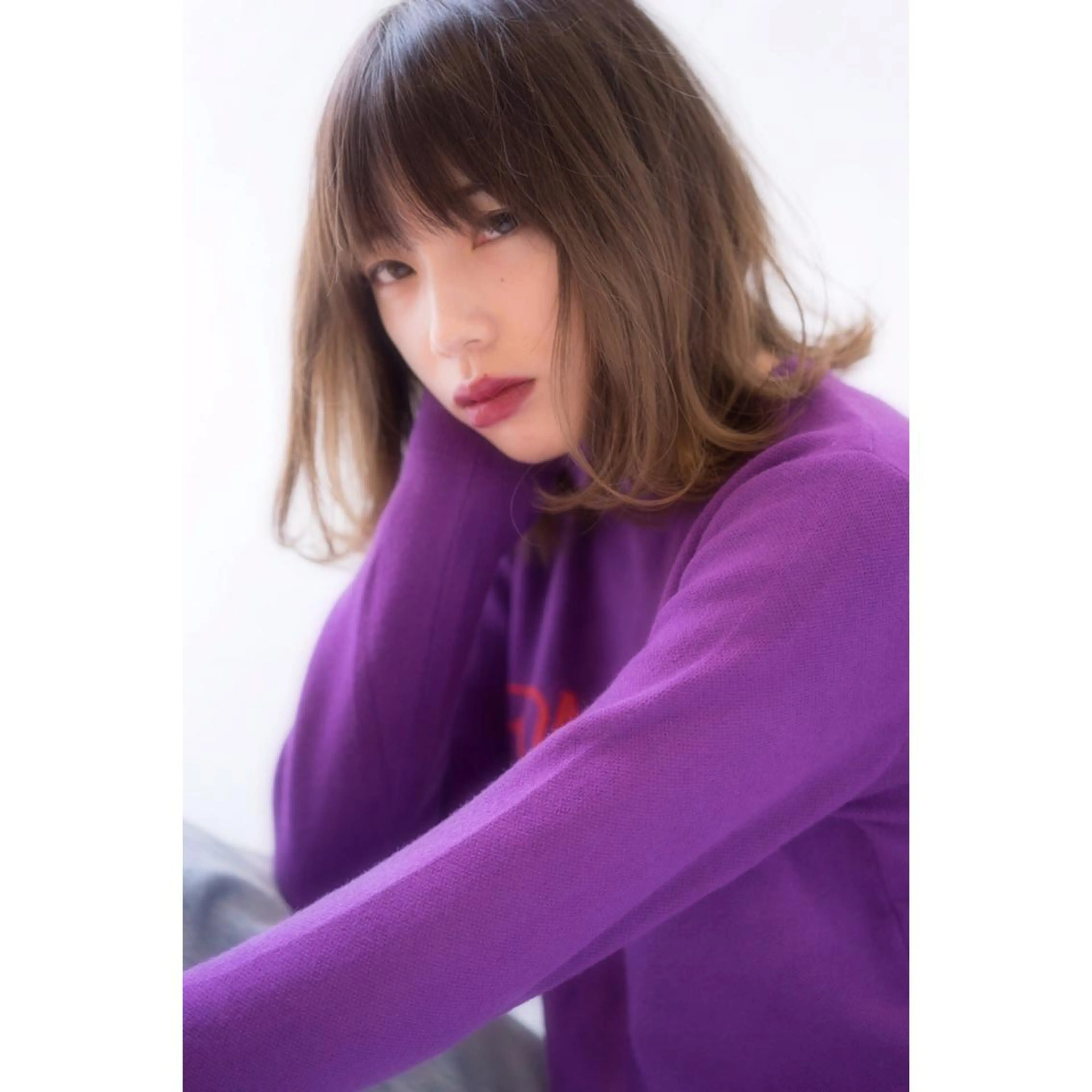 ミディアム カット ヘアカラー トリートメント BLANC所属・黒崎 伸治のヘアスタイル