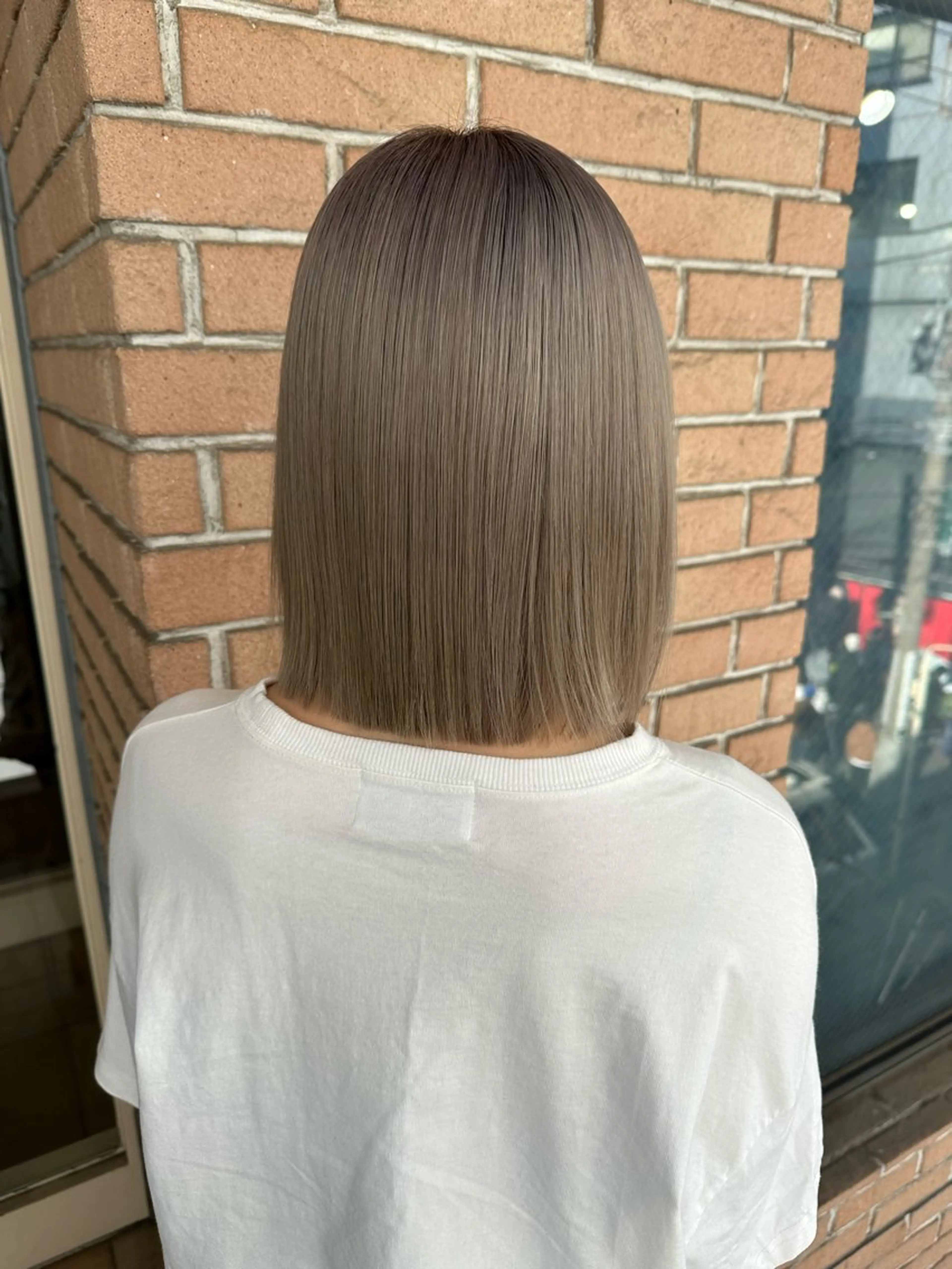 ミディアム 🔥コテ巻き風 ボブパーマ🔥のヘアスタイル