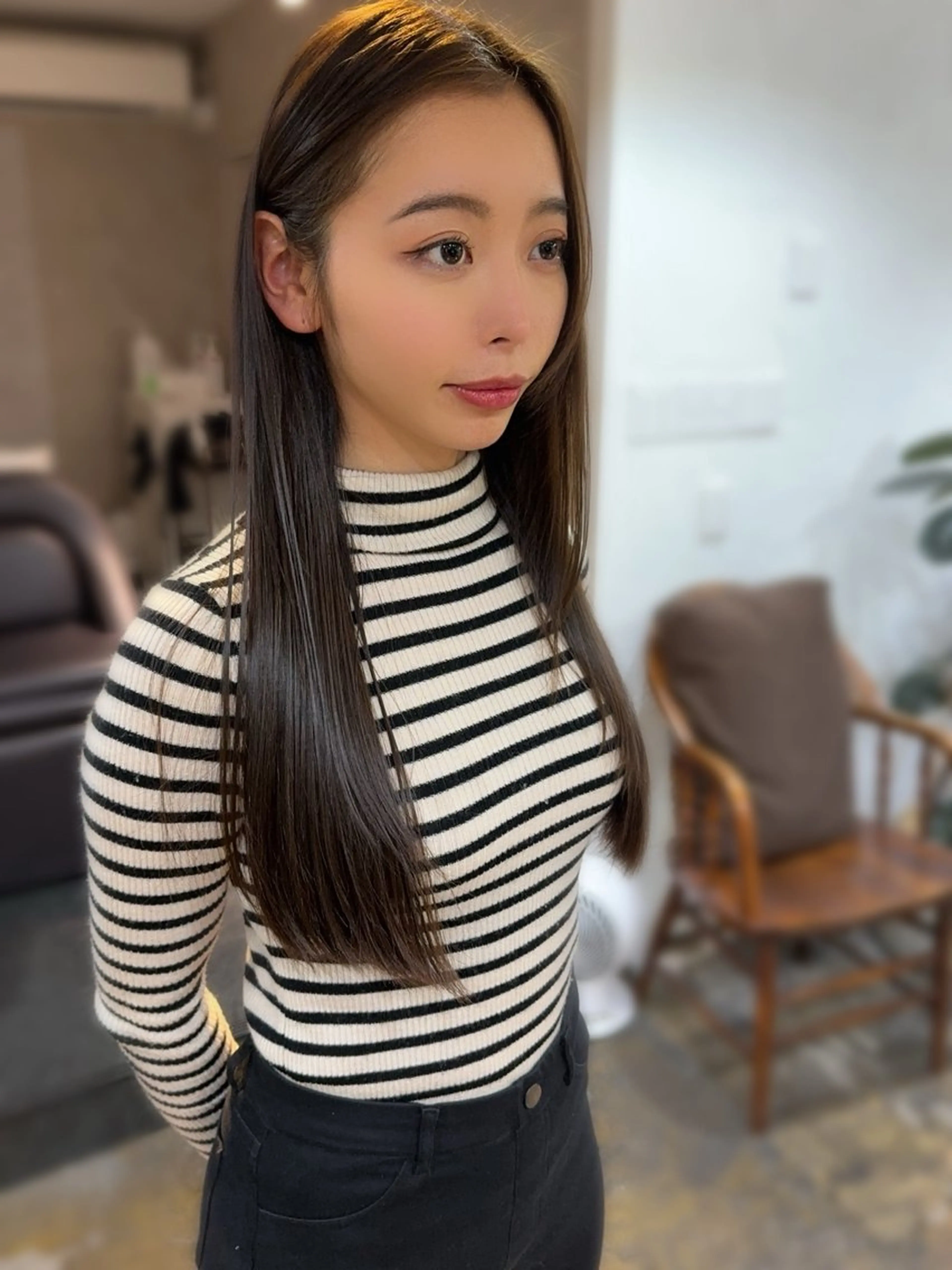 ロング カット トリートメント 髪質改善✨艶髪✨ レイヤーカット 田畑のヘアスタイル