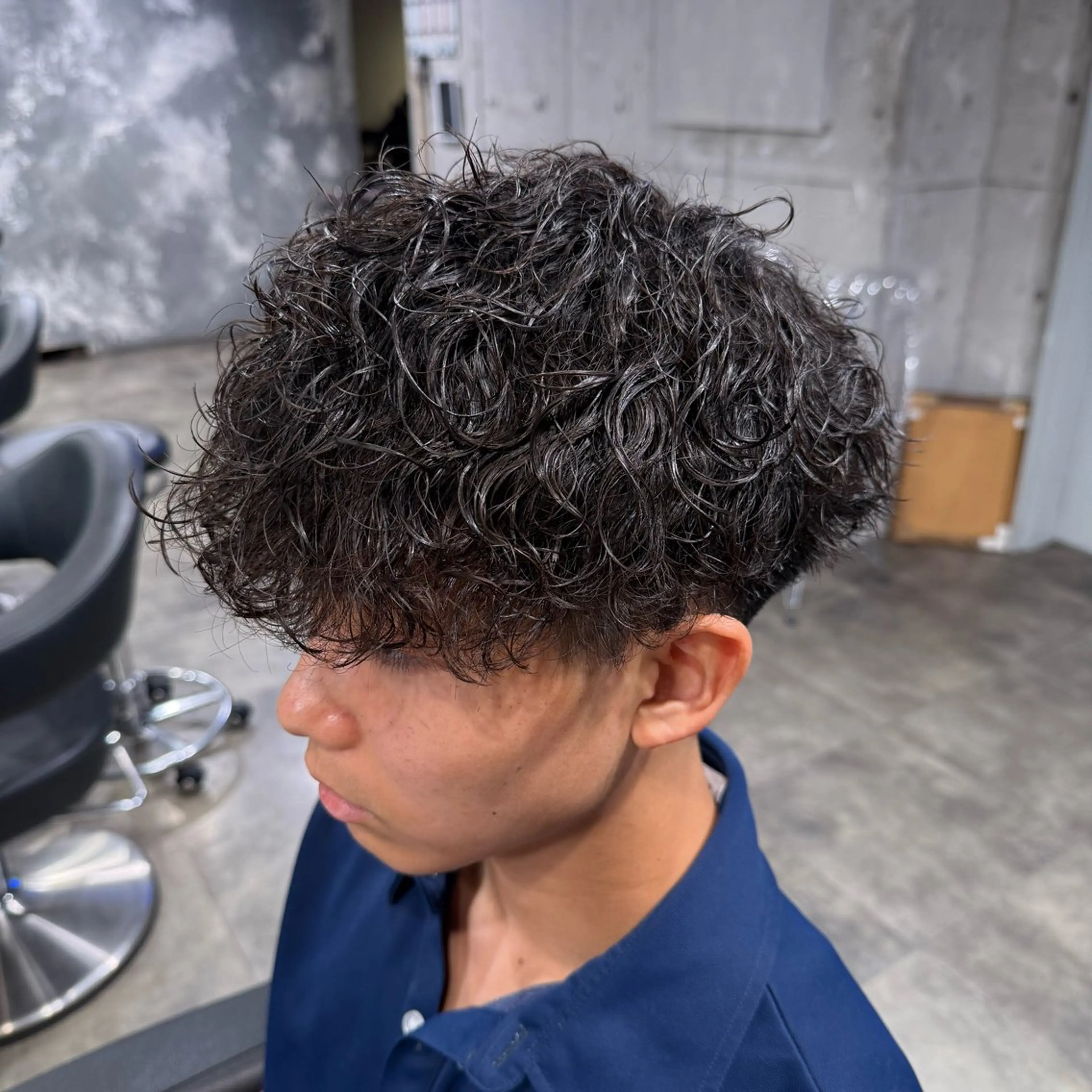 ショート カラー パーマ ヘアアレンジ メンズ キッズ 🔷横浜1のパーマ 職人🔷将太郎のヘアスタイル