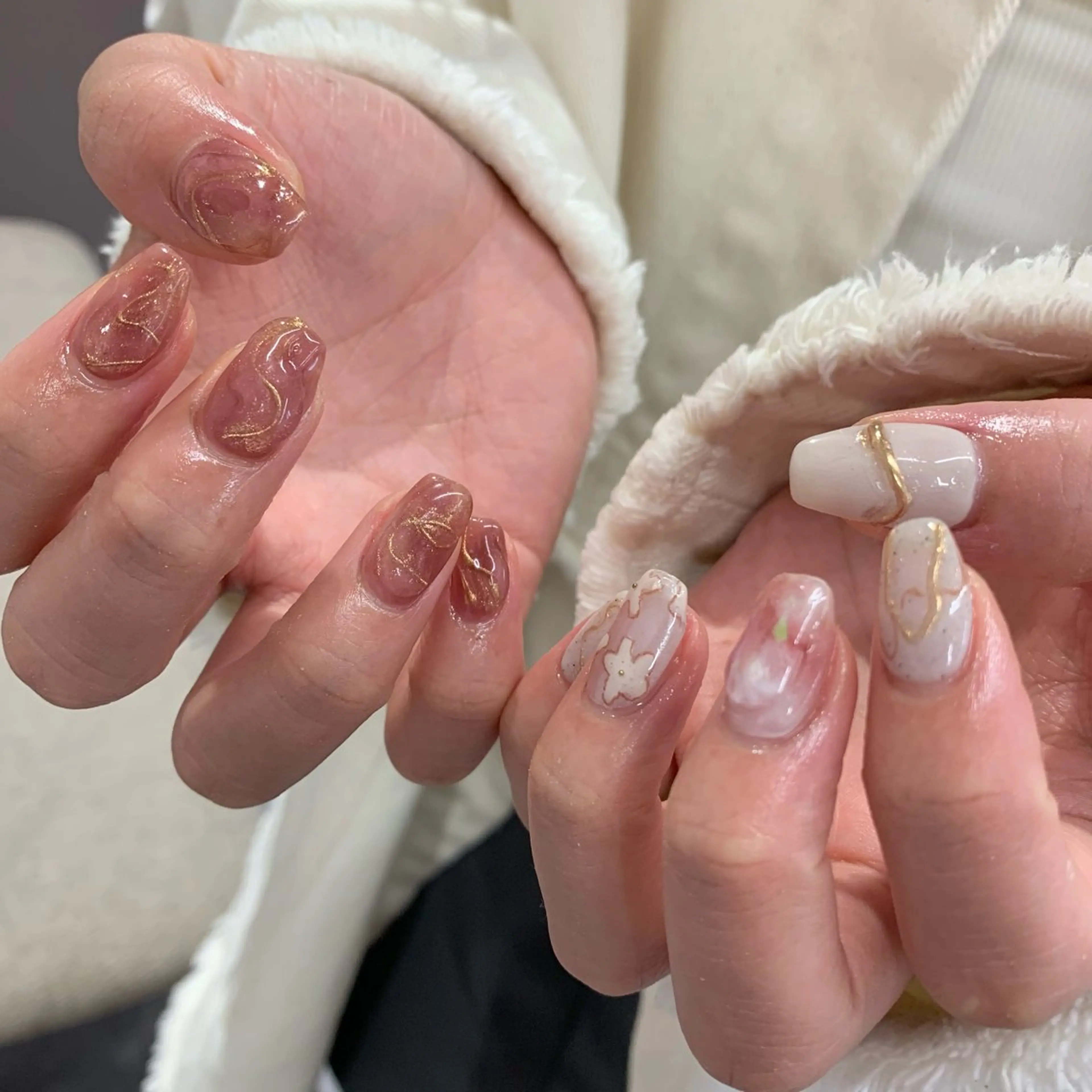 ネイル 春ネイル マキノ ユイのネイルデザイン