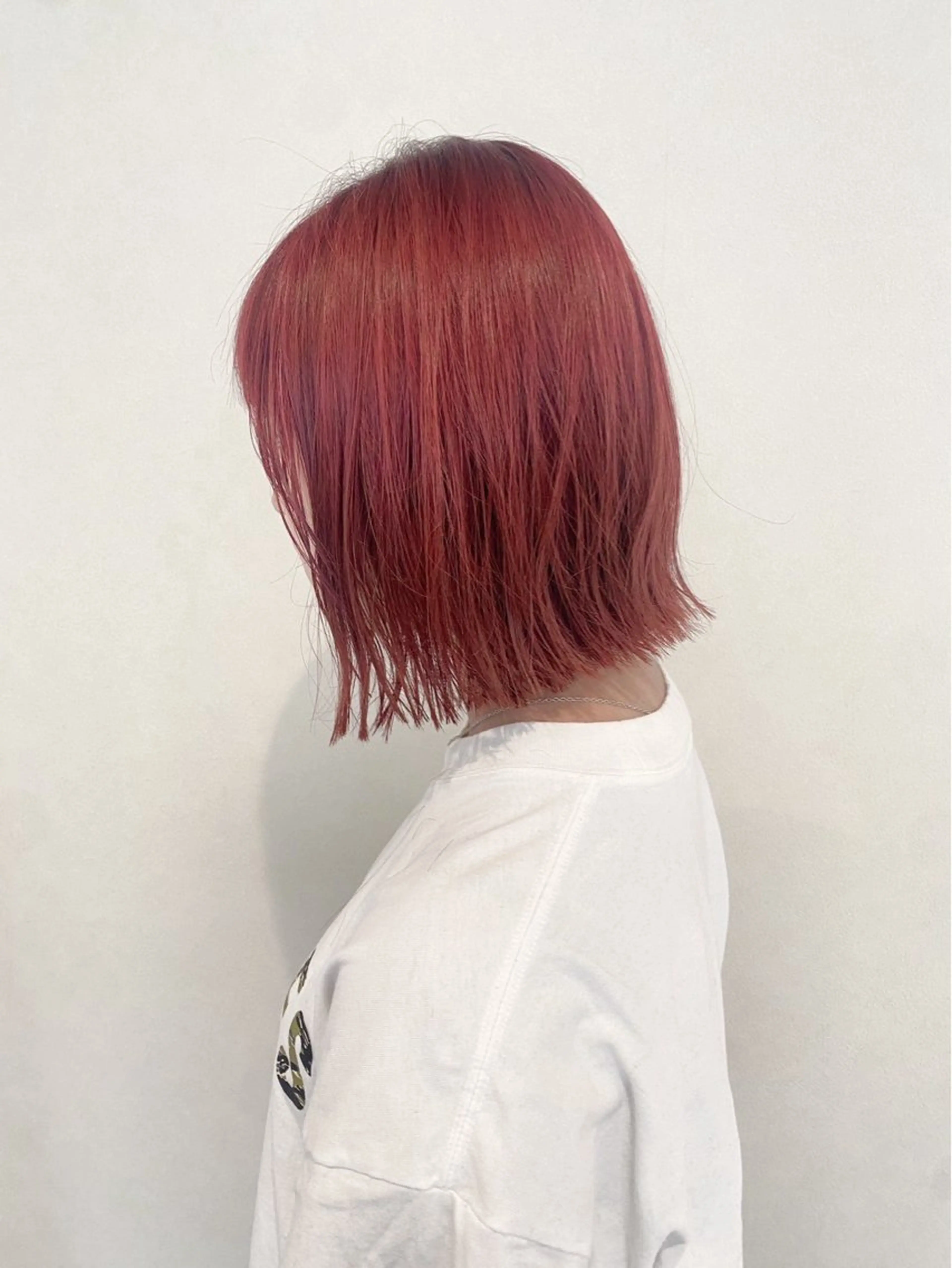 ミディアム カラー ヘアカラー 五ノ井 一世のヘアスタイル