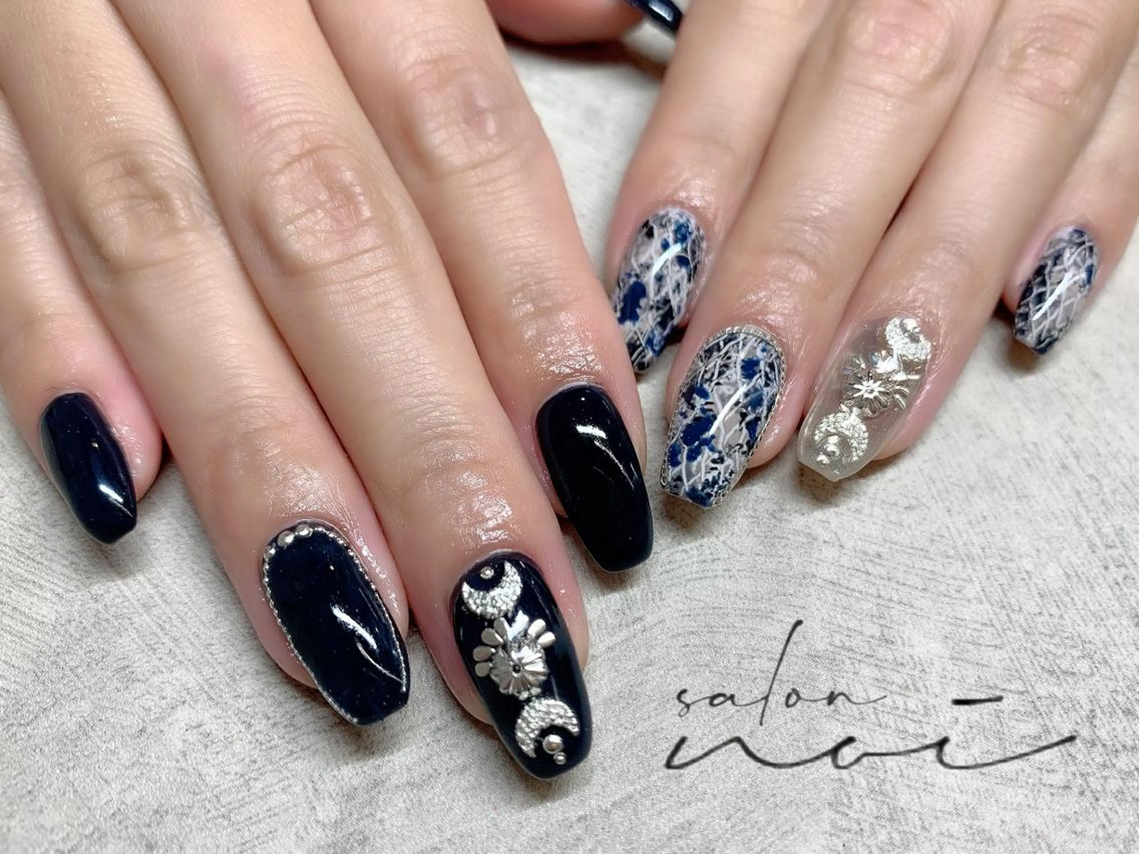 ネイル 持ち込み ハンドネイル salon noiのネイルデザイン