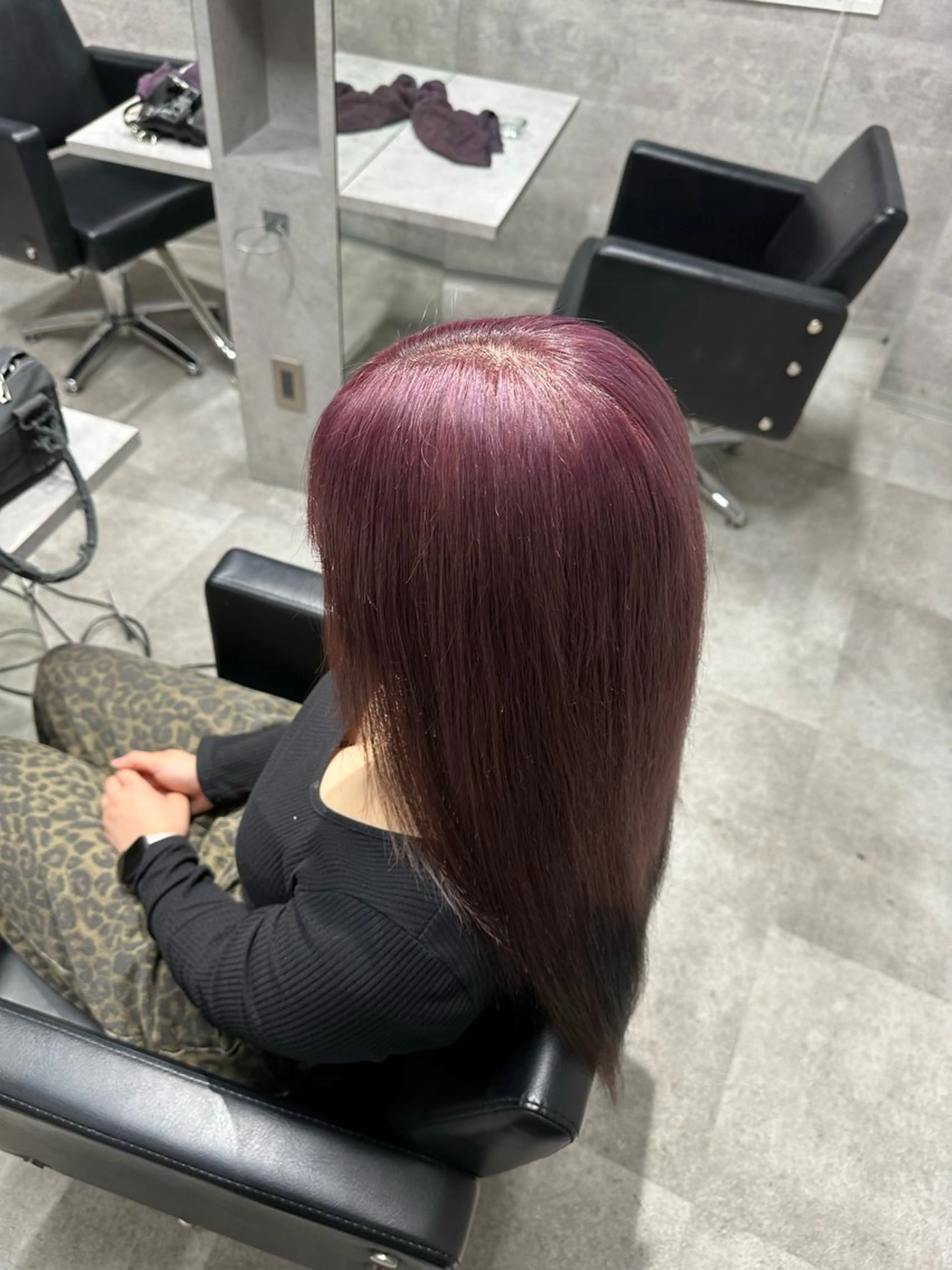 セミロング ヘアカラー 藤田 純平のヘアスタイル