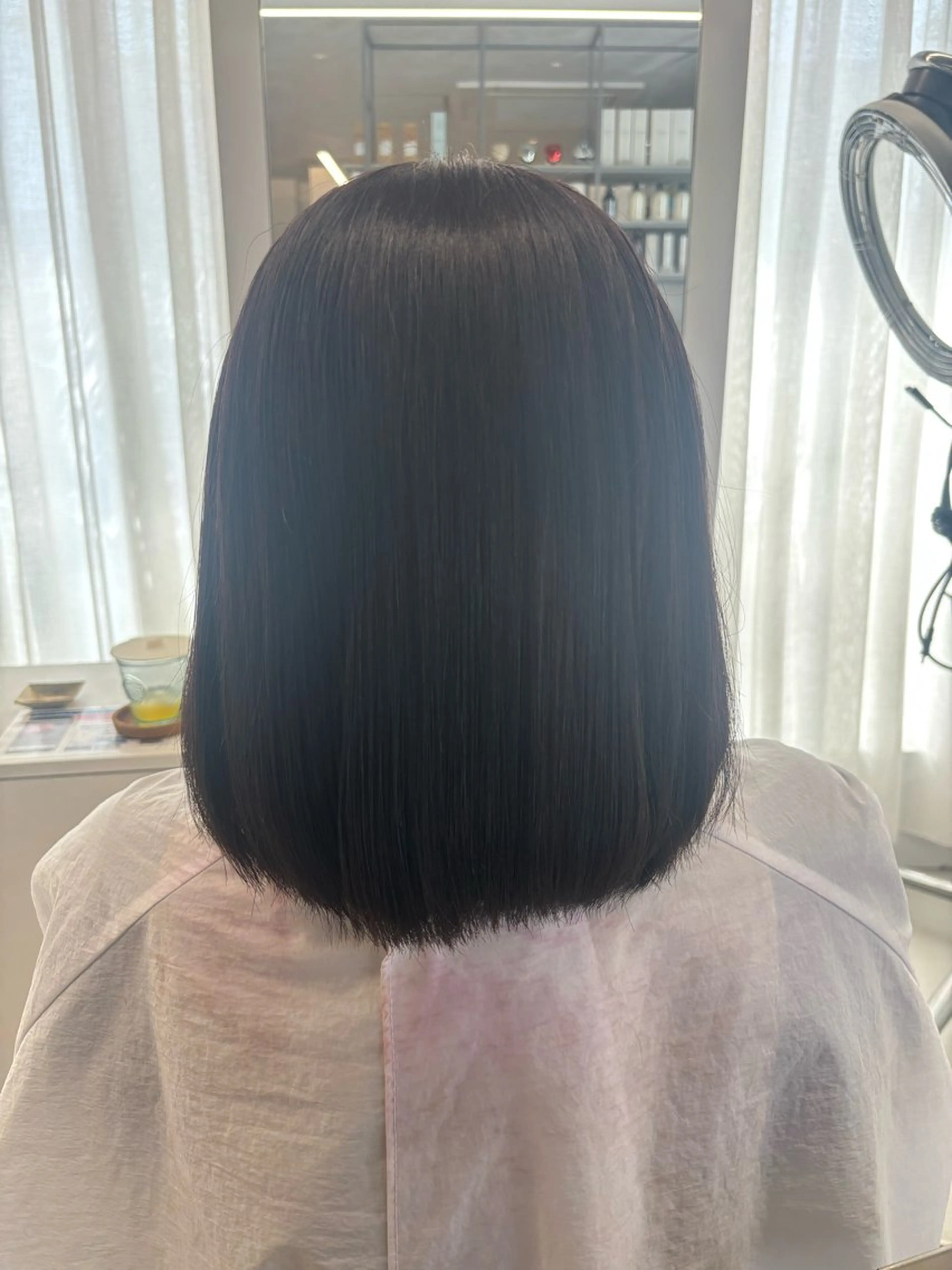 カラー グレージュ ラベンダーカラー ラベンダーグレージュ ラベンダーグレー 艶髪/ハイトーン/ 透明感/maayaのヘアスタイル