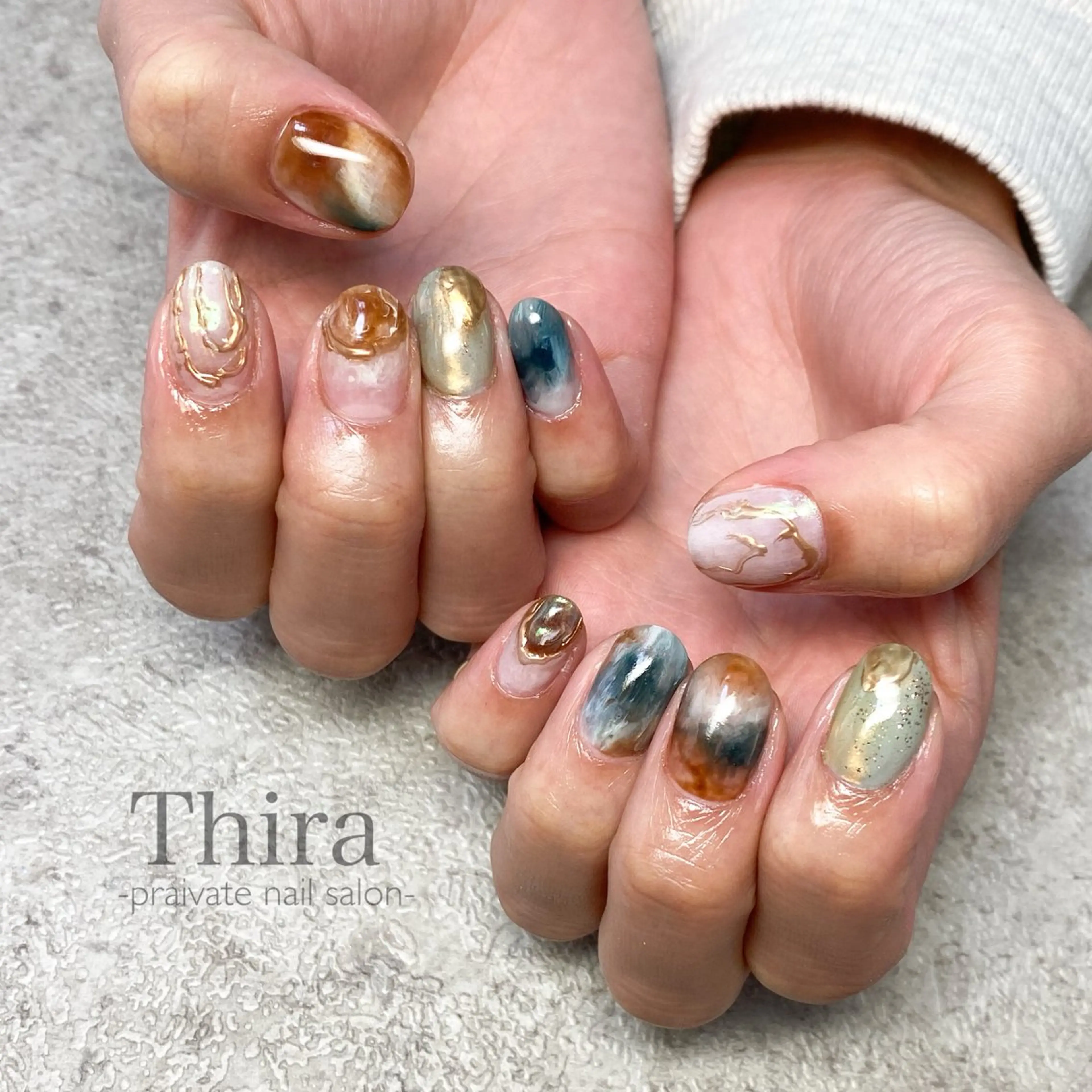 ネイル ニュアンスネイル Nail saeのネイルデザイン